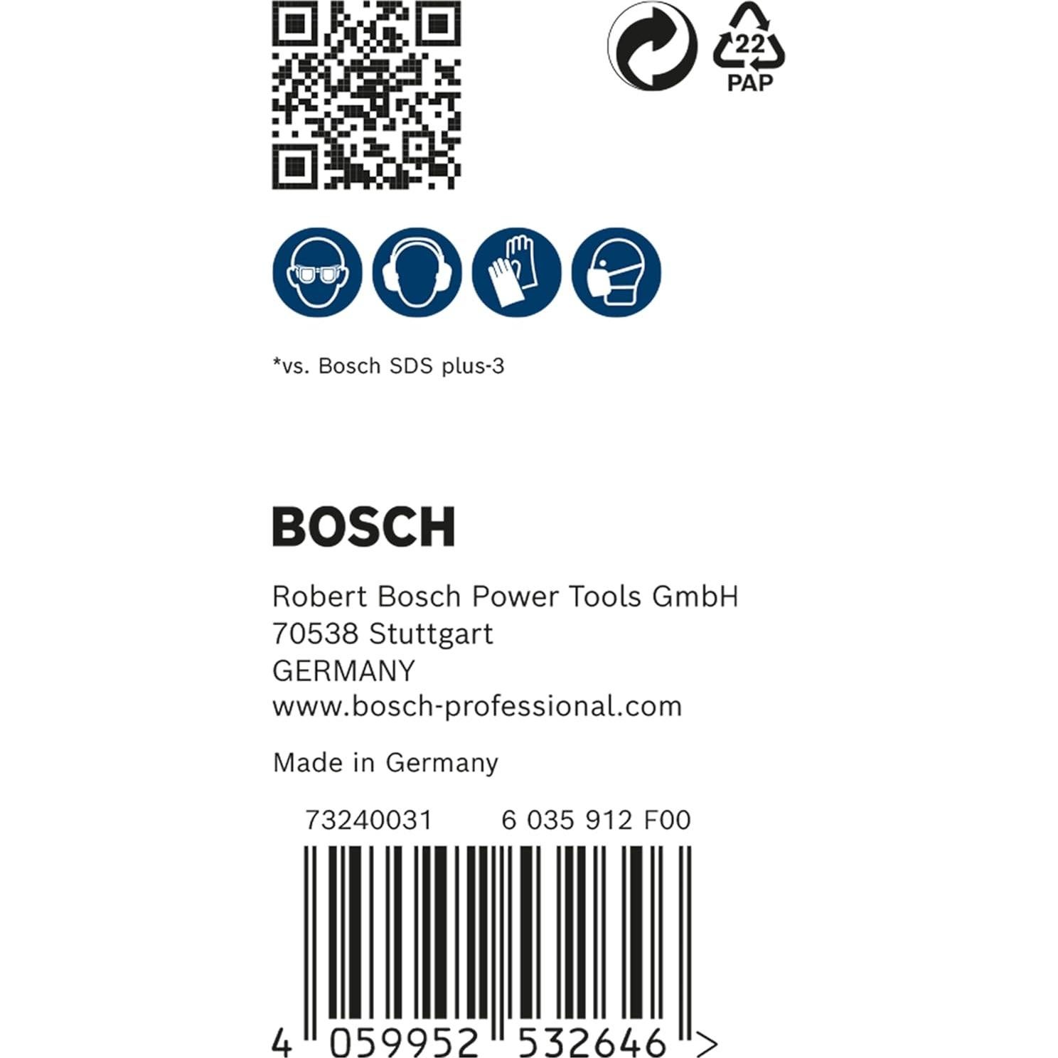 Broca de Martillo Bosch EXPERT SDS plus-7X 6 mm 50 Piezas