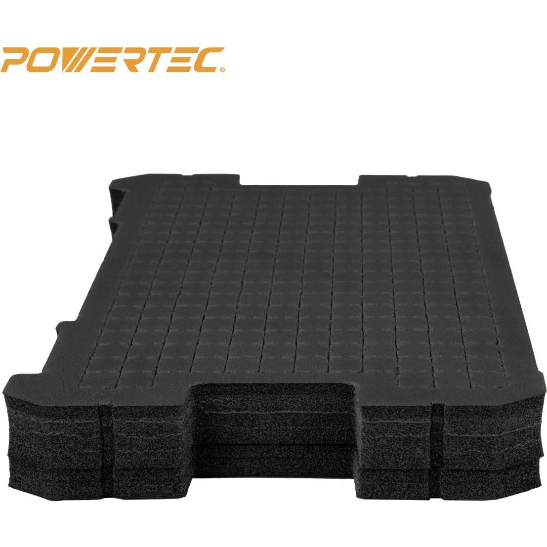 Inserto de Espuma POWERTEC 71585 para Sistema TSTAK 42.54x30.8cm