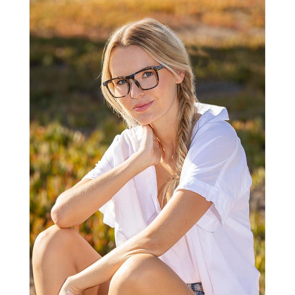 Gafas de Luz Azul Blue Planet Unisex - Montura Cuadrada Negra