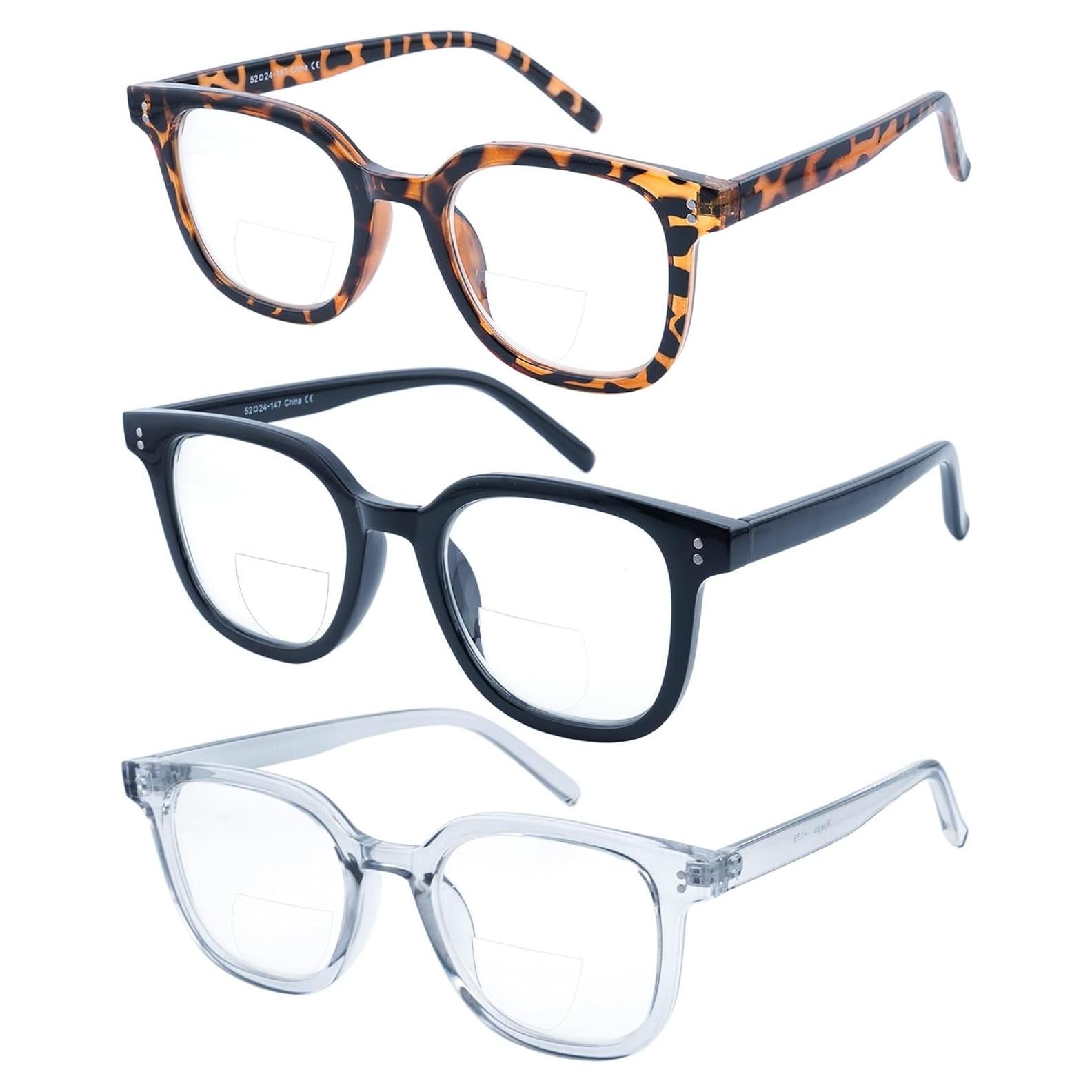 Paquete de 3 Gafas Bifocales Wenzhou con Filtro Luz Azul 1.0x