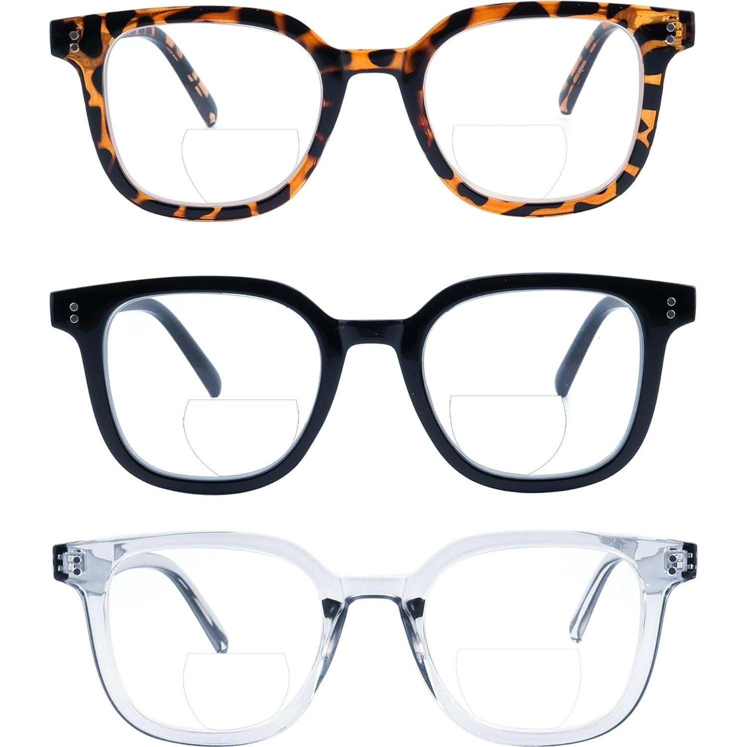 Paquete de 3 Gafas Bifocales Wenzhou con Filtro Luz Azul 1.0x