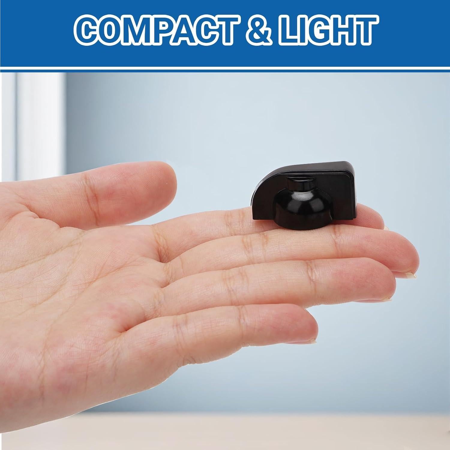 Perillas de Potenciómetro DROK 6mm Negras - Paquete de 10