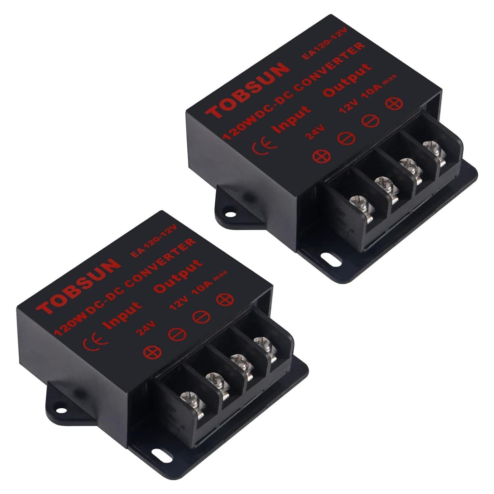 Convertidor de Voltaje DC 24V a 12V 10A 120W Dweii