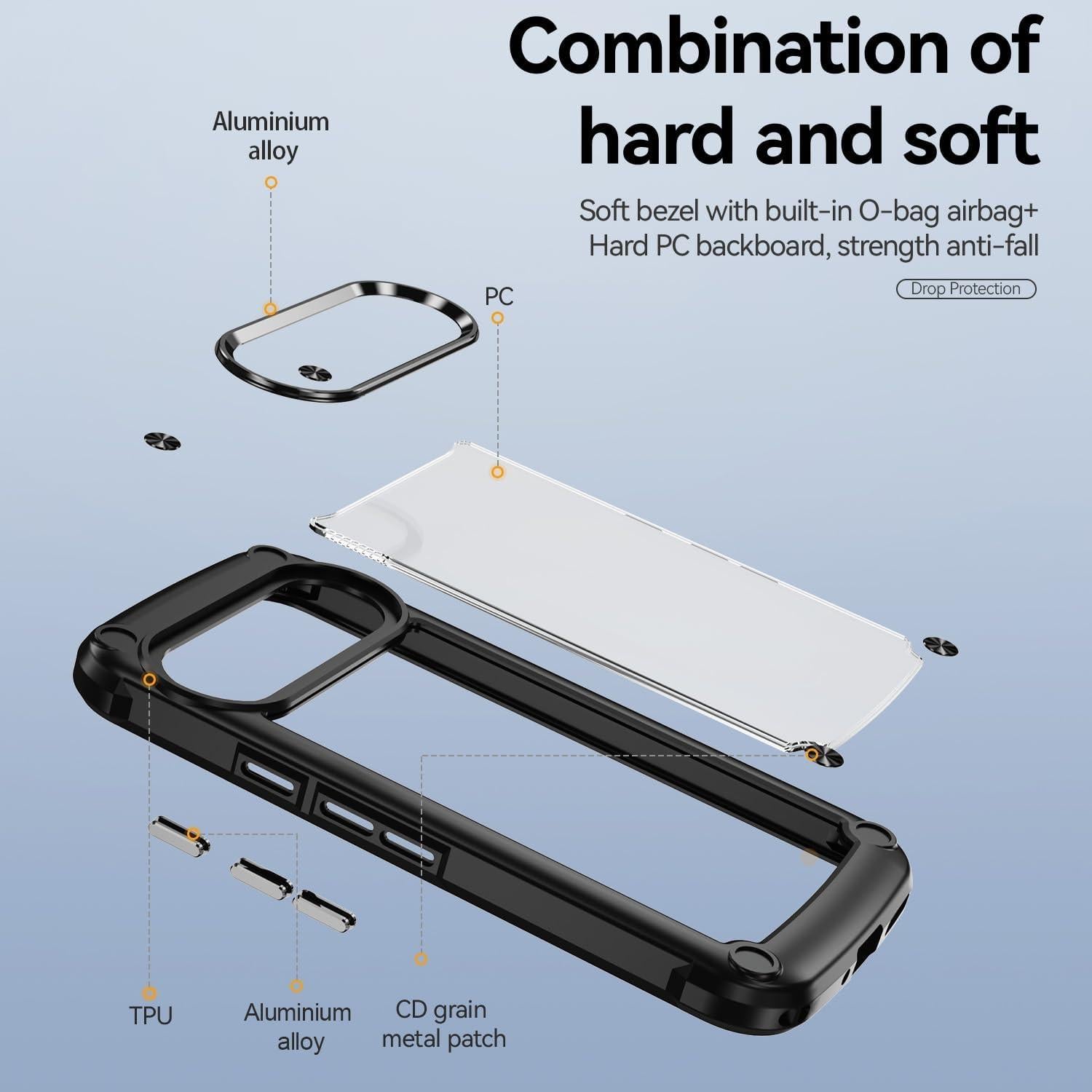 Funda BAISRKE para Google Pixel 9 Pro XL Resistente a Caídas