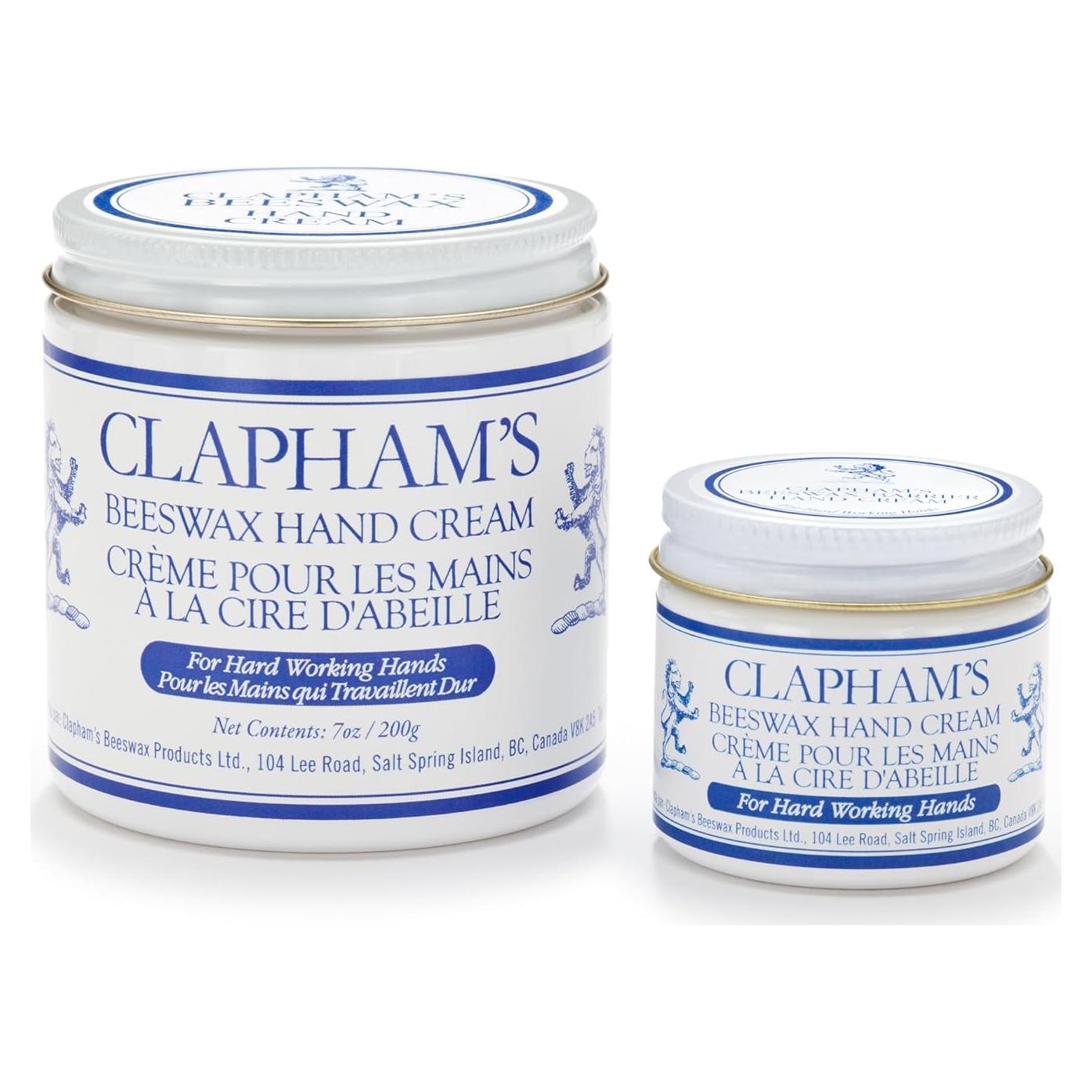 Crema de Manos Clapham Cera de Abejas 49.6 g Lavanda Romero