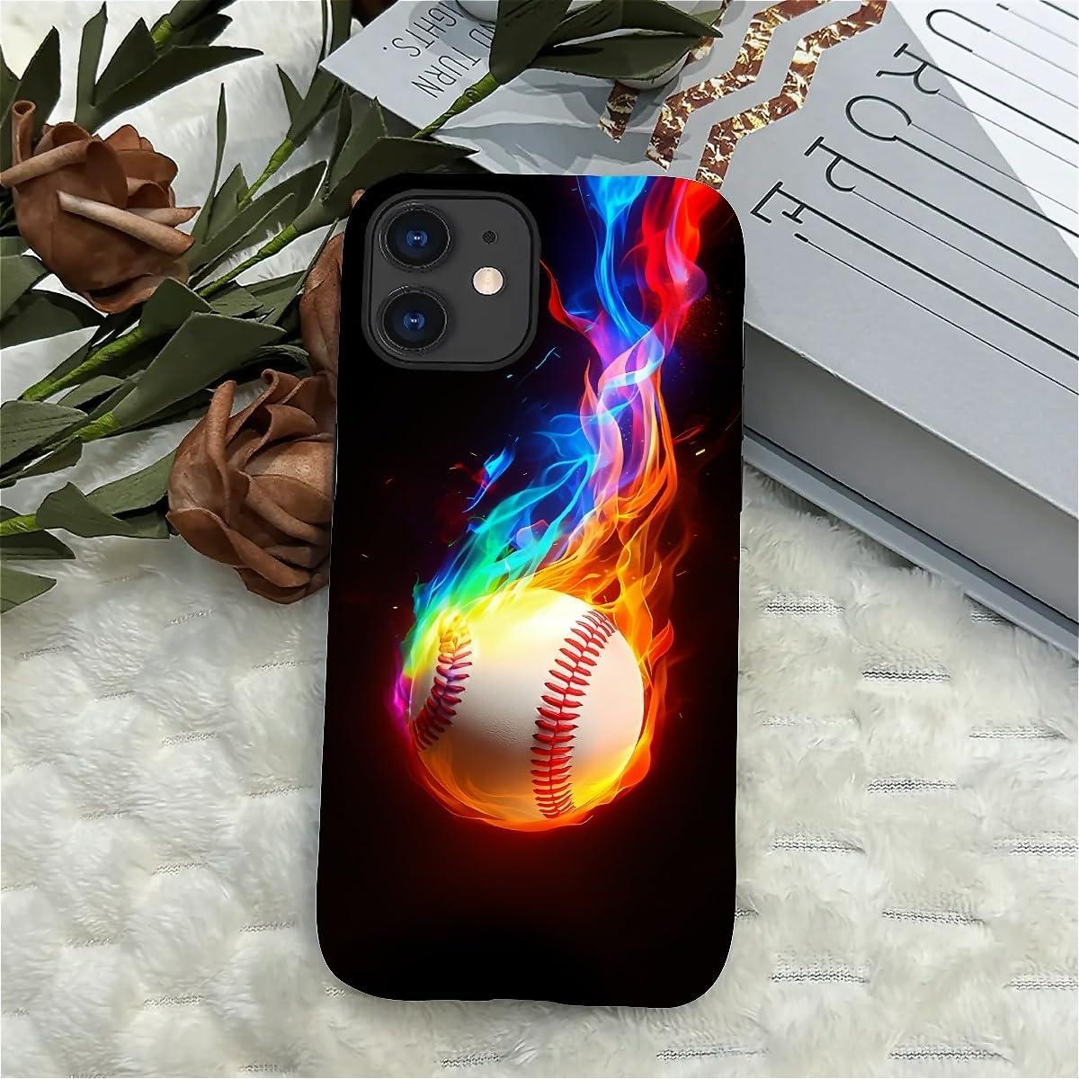 Funda protectora para iPhone 11 ilikediy Baseball Sport
