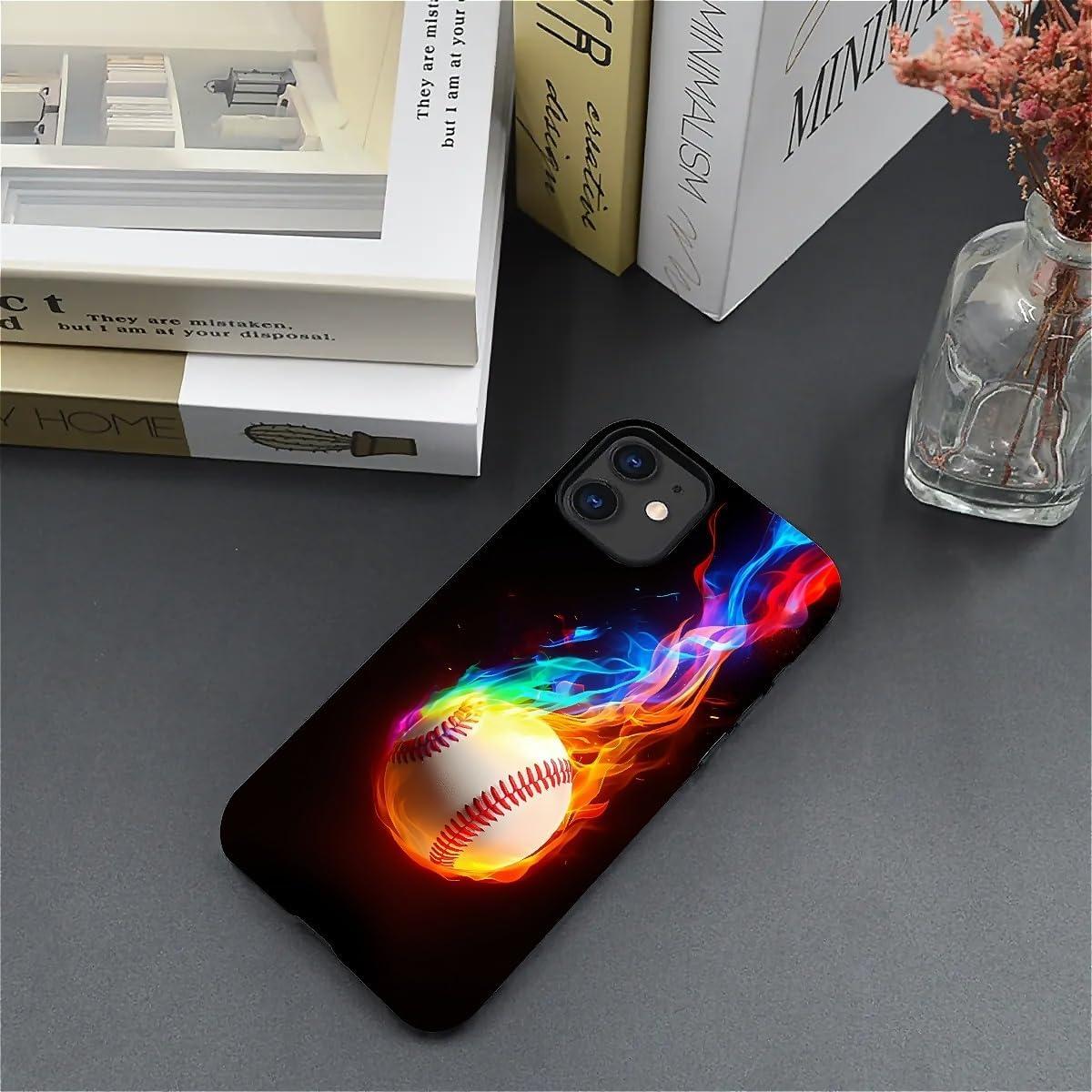 Funda protectora para iPhone 11 ilikediy Baseball Sport