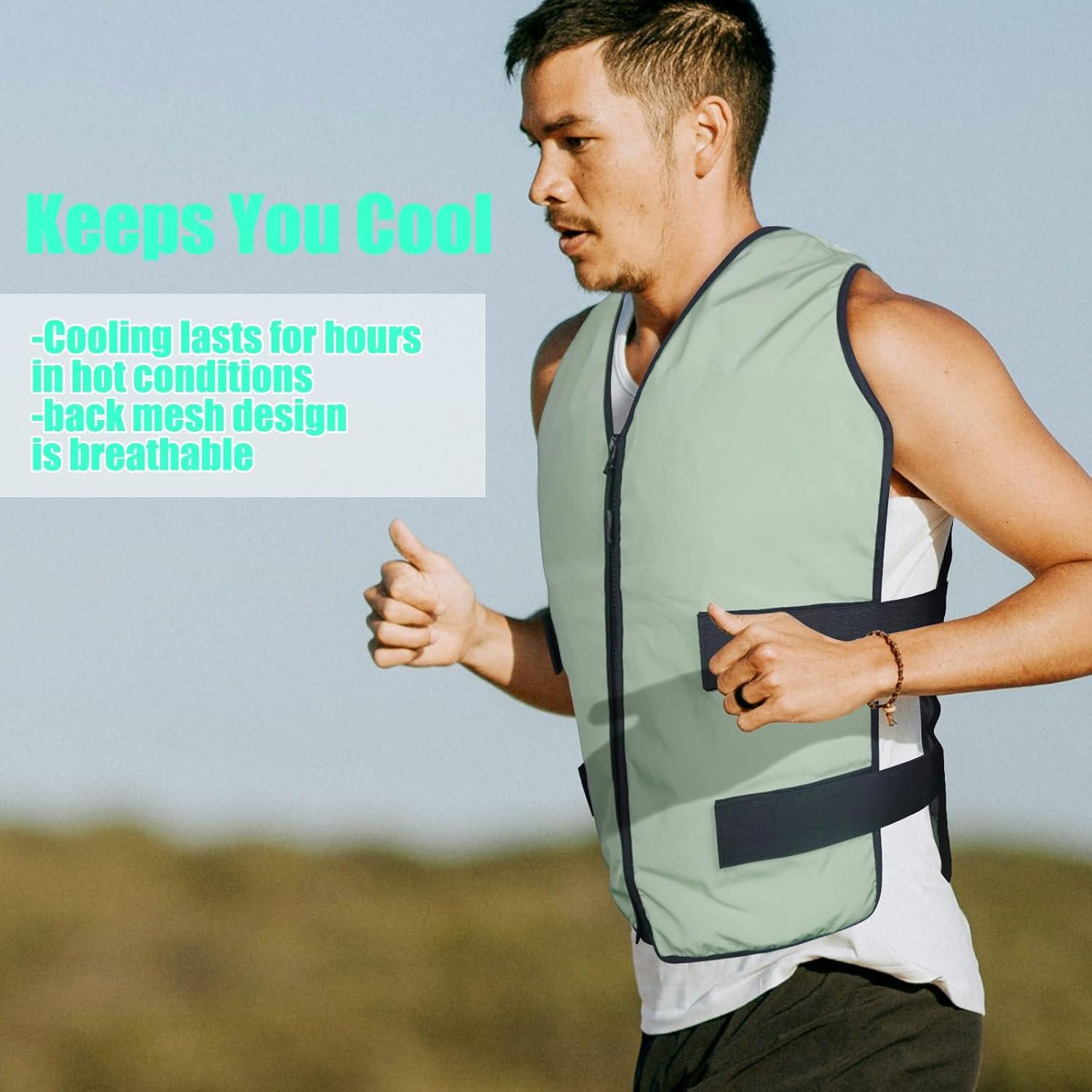 Chaleco Refrigerante MR.ICE Unisex Ajustable 84 Celdas