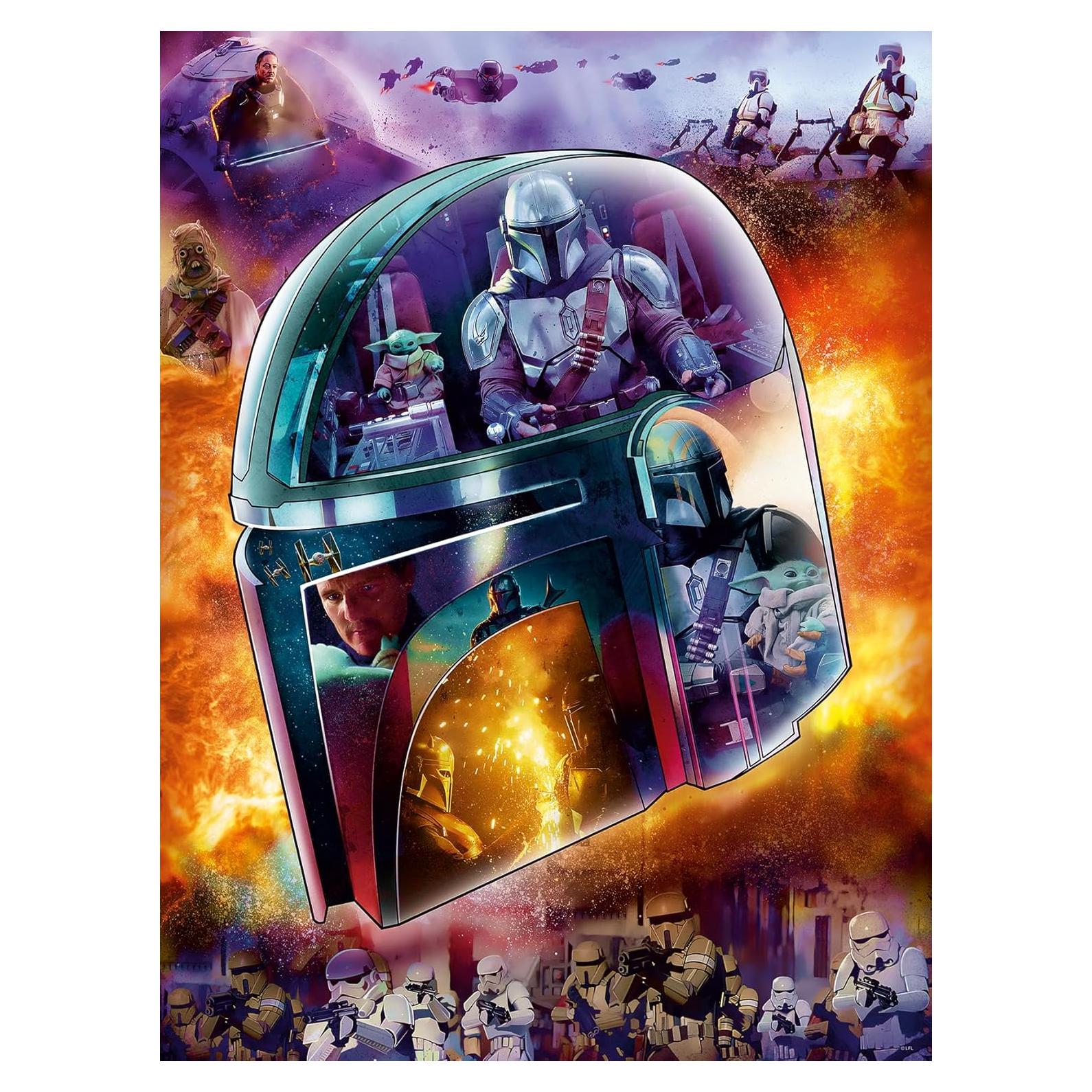 Rompecabezas casco Mandalorian Ravensburger 773 piezas 80x60cm