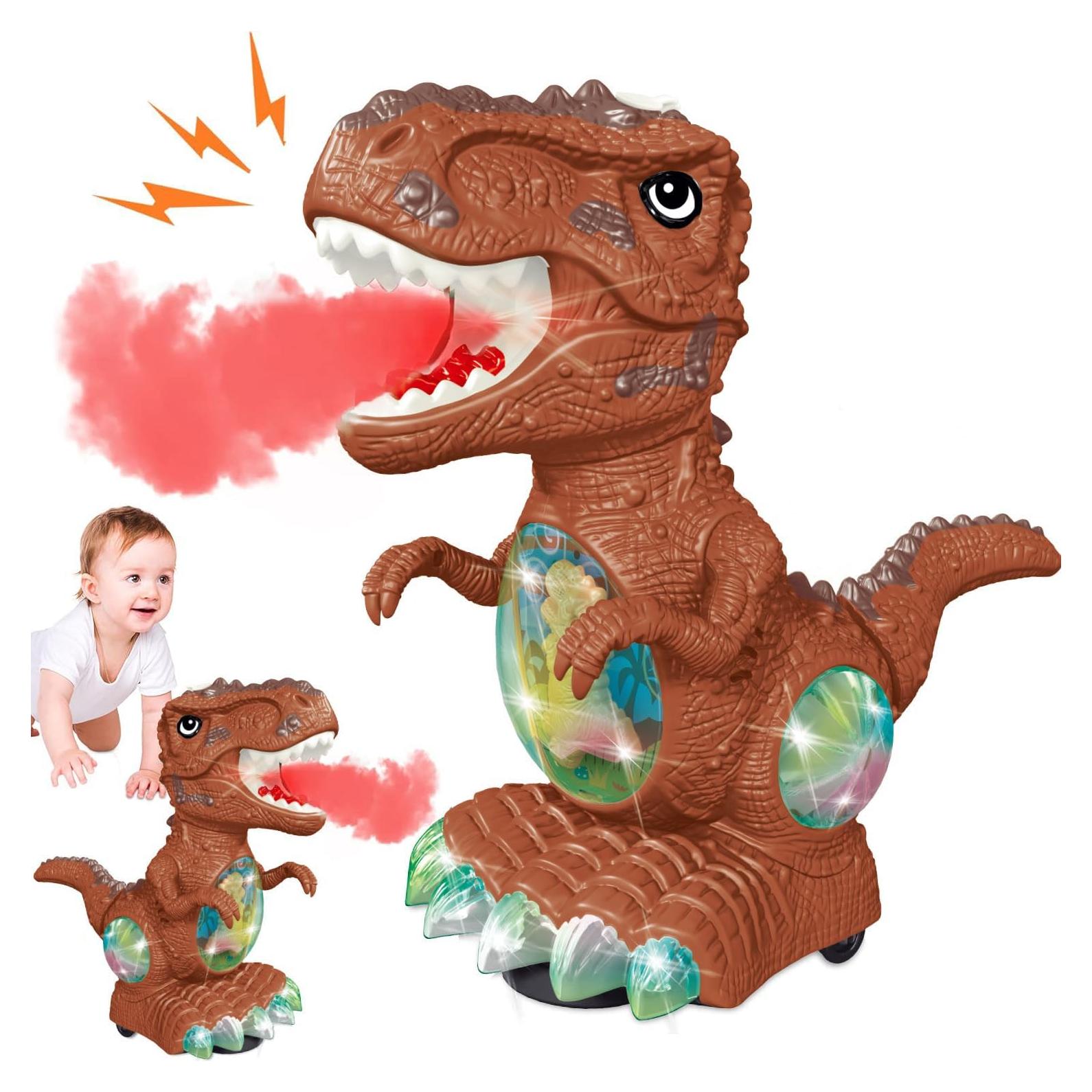 Juguete Dinosaurio Eléctrico GDBAQAN con Música y Luces