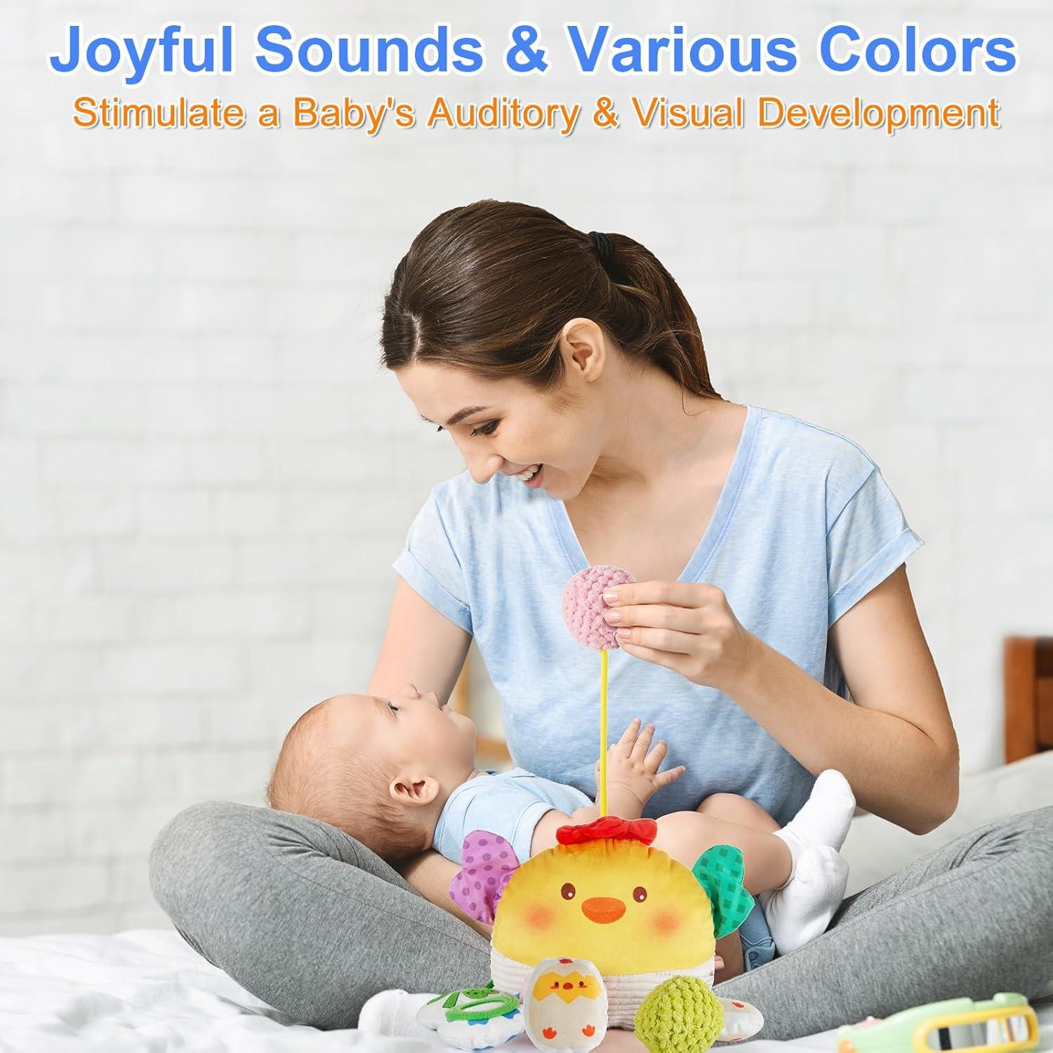 Juguete de Silla de Auto Lynncare para Bebés 0-3 Años