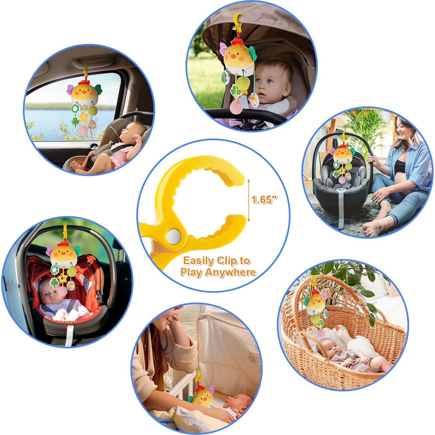 Juguete de Silla de Auto Lynncare para Bebés 0-3 Años