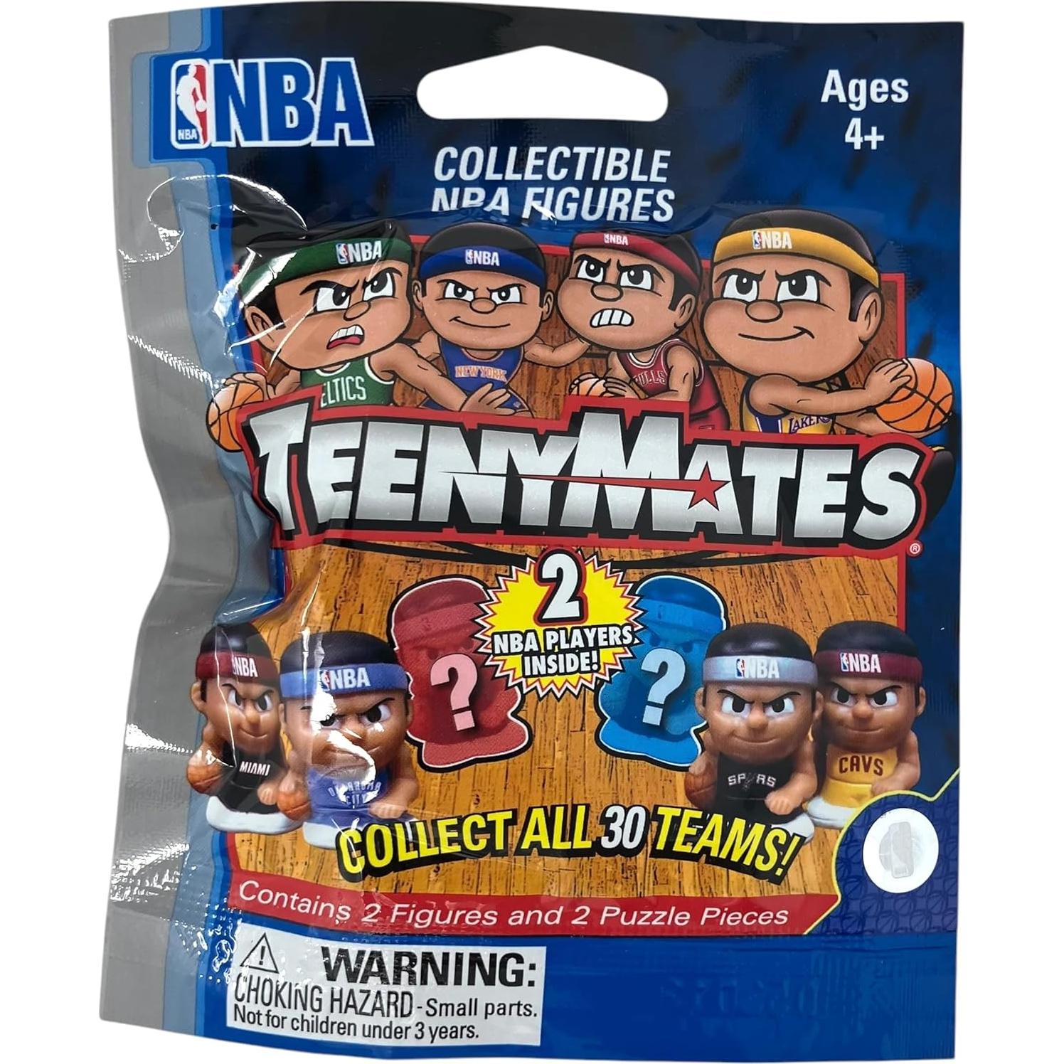 Conjunto de Figuras de Baloncesto NBA Teenymates - 4 Paquetes