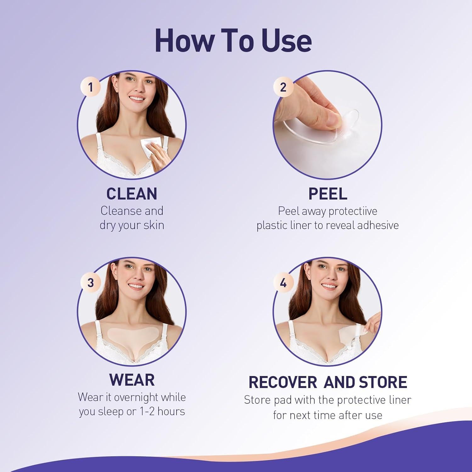 Parche Antiarrugas Reutilizable PURITY BABE - 2 Piezas