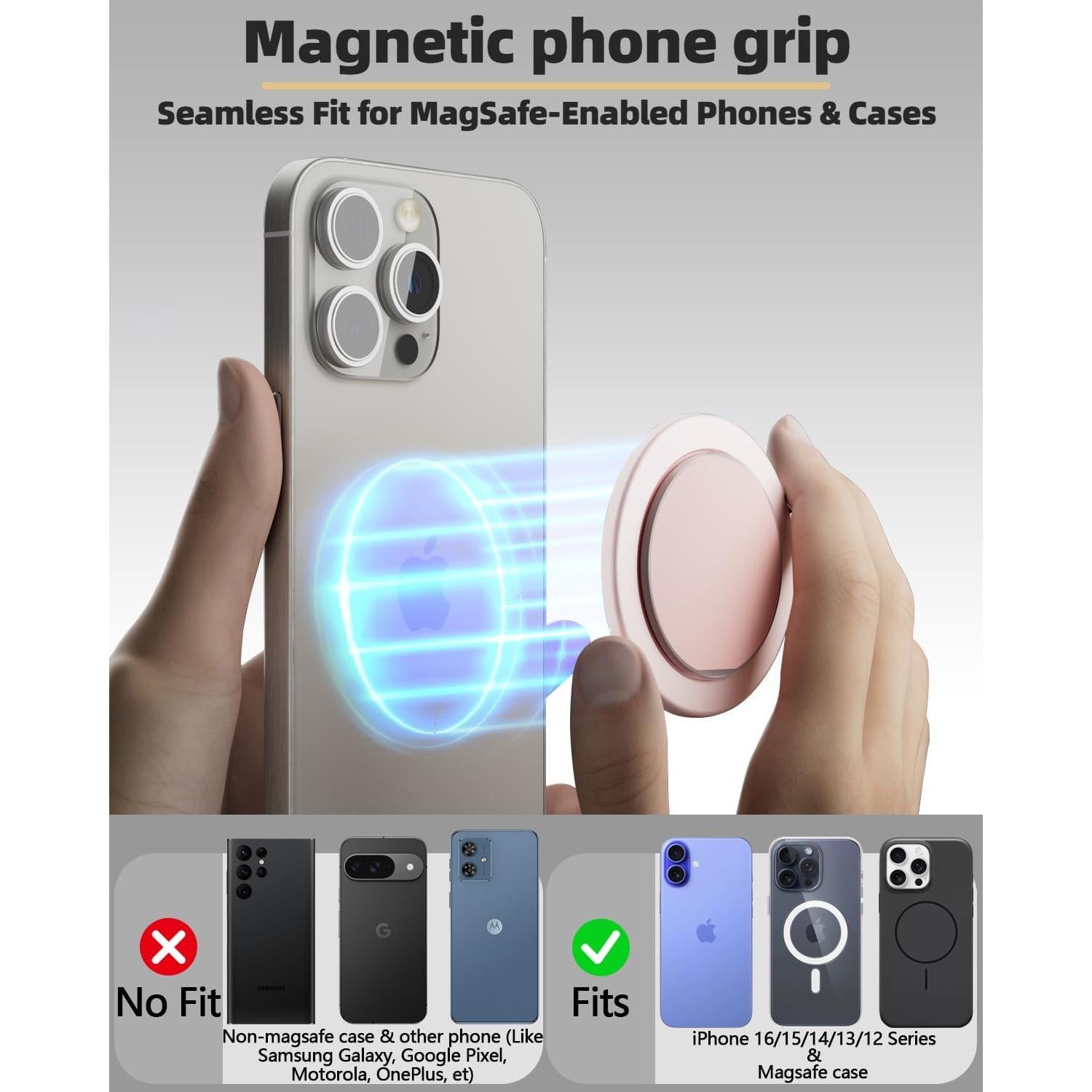 Soporte de Anillo Magnético Ultra-Fino SEMBO para Teléfono