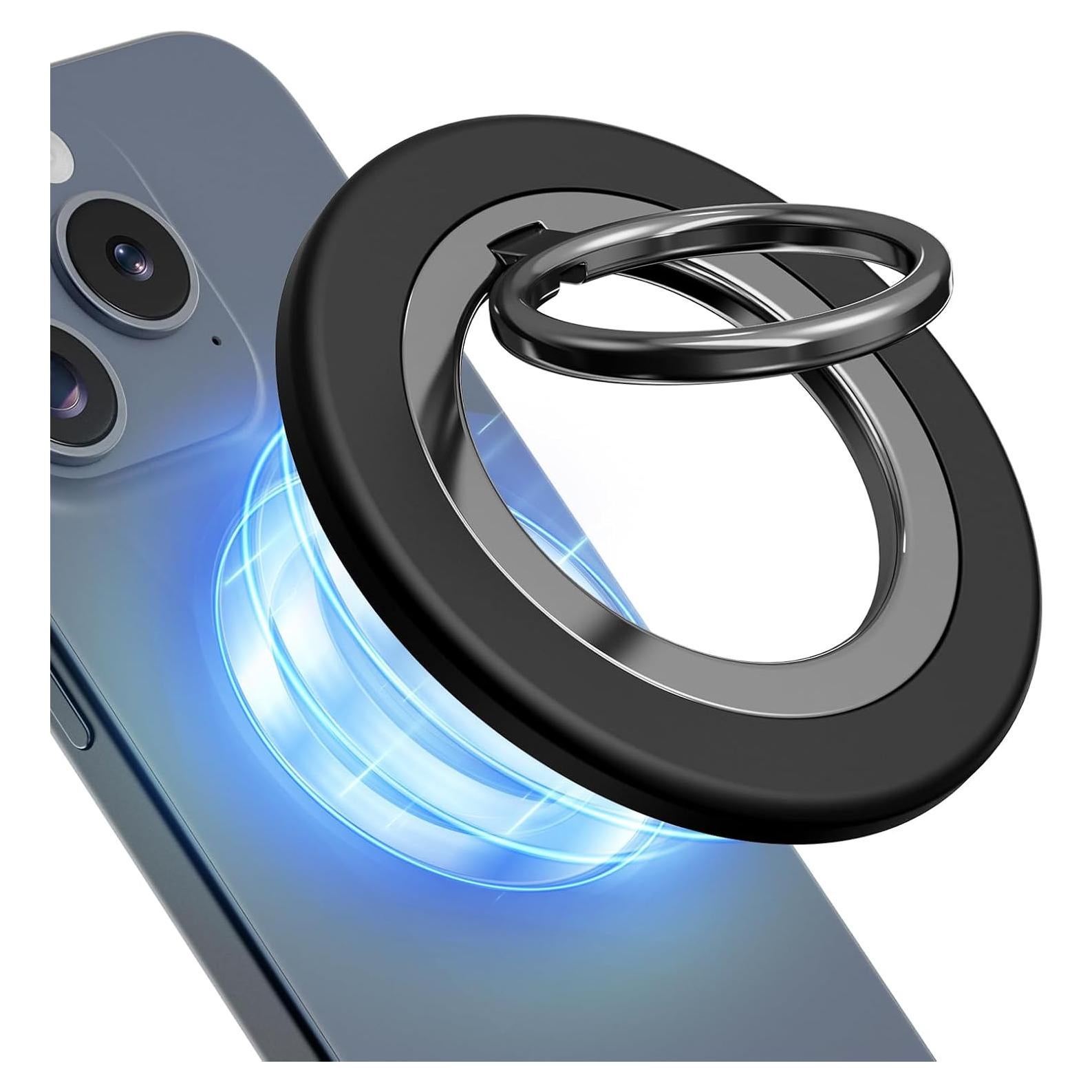 Soporte Magnético para Teléfono GZ LW Negro, Compatible con MagSafe