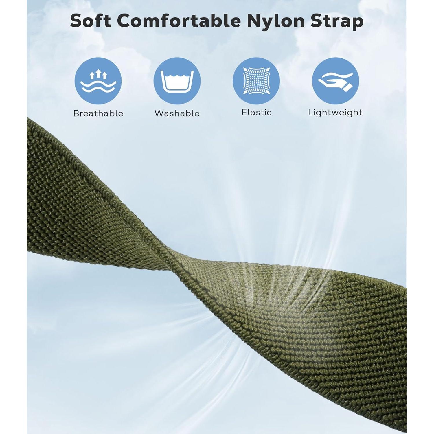 Correa de Nylon Elástico Astorgos para Amazfit 20mm - 3 Unidades