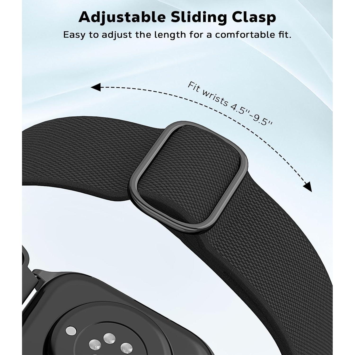 Correa de Nylon Elástico Astorgos para Amazfit 20mm - 3 Unidades