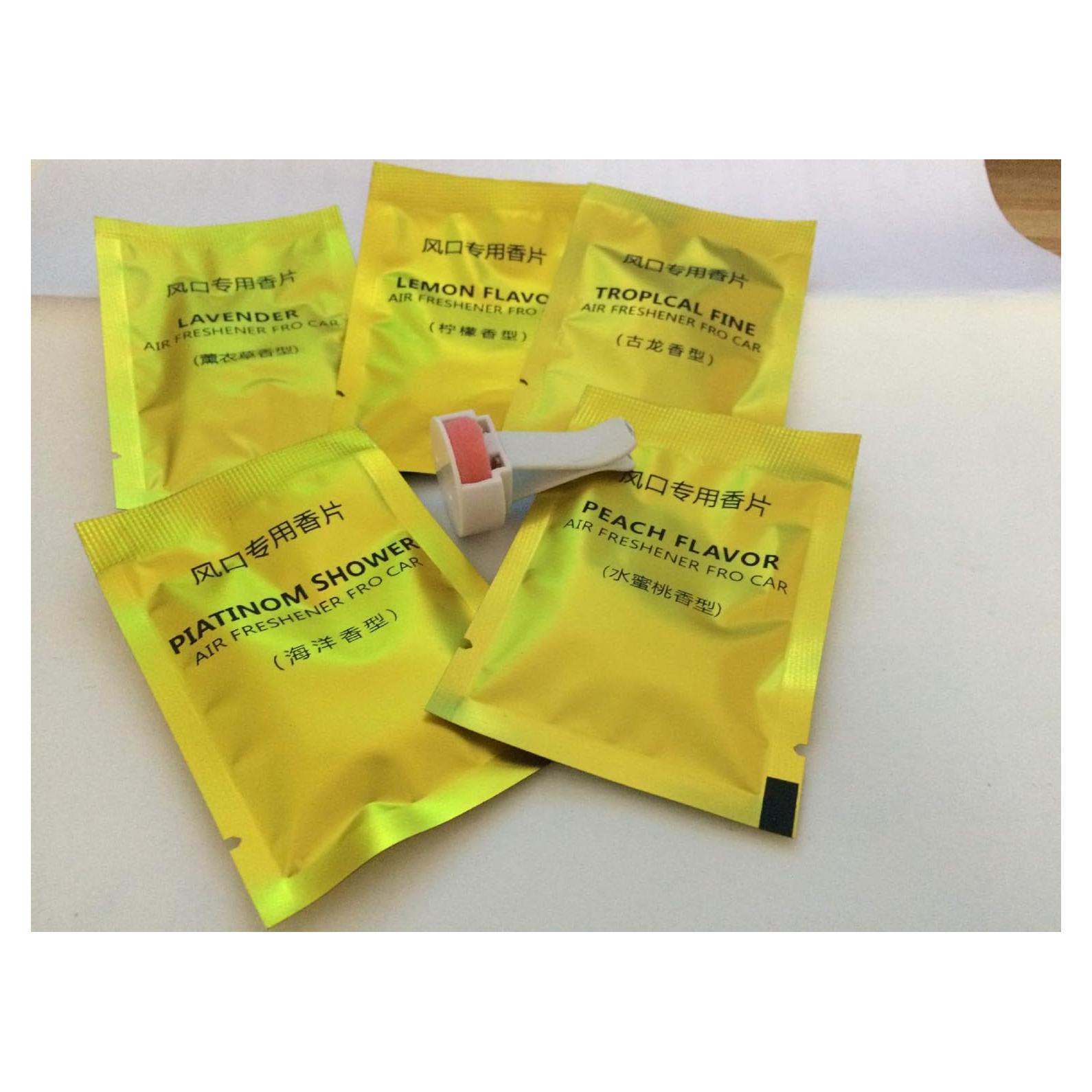 5 Recargas Ambientador Auto SPANICE - Aromas Variados