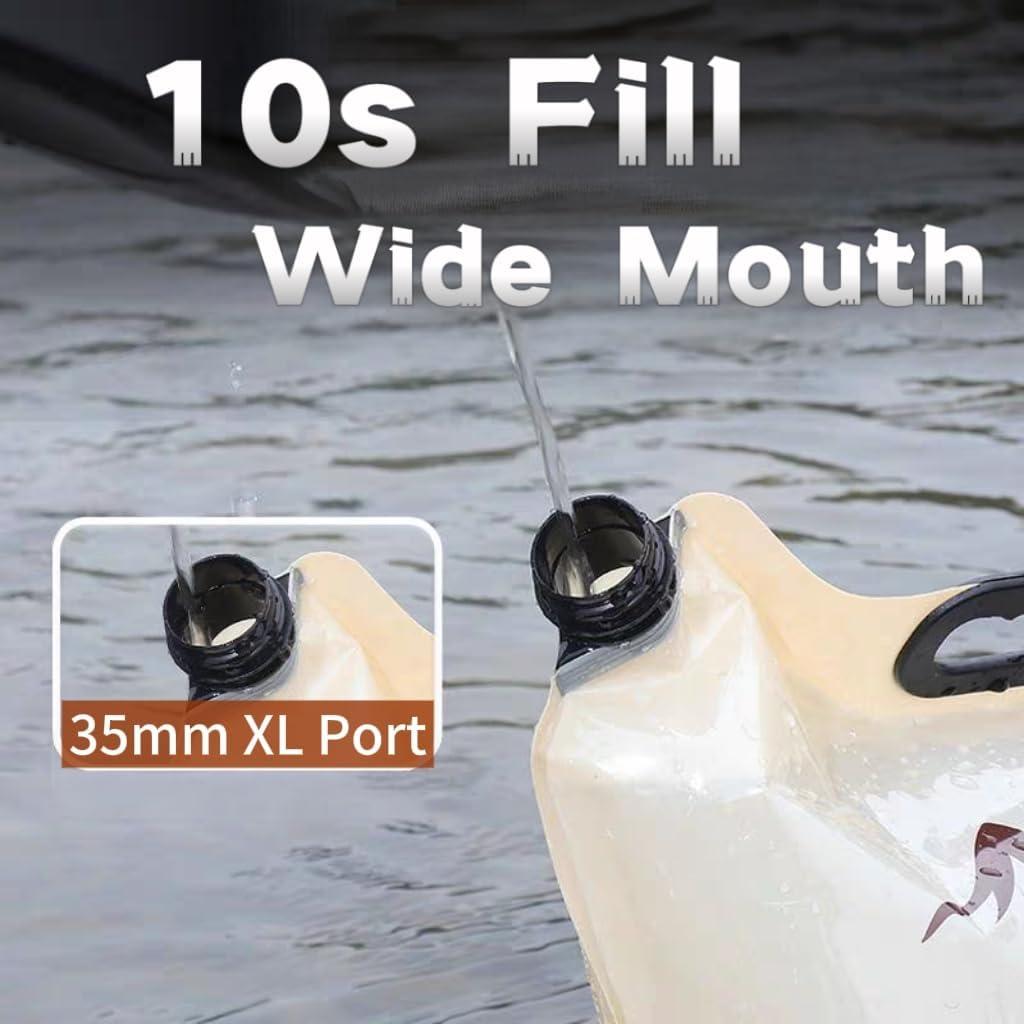 Jarra de Agua Plegable Kunknot 8L con Grifo para Camping