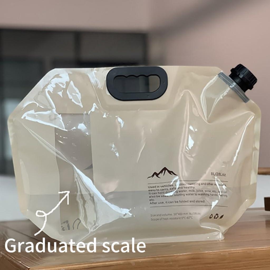 Jarra de Agua Plegable Kunknot 8L con Grifo para Camping