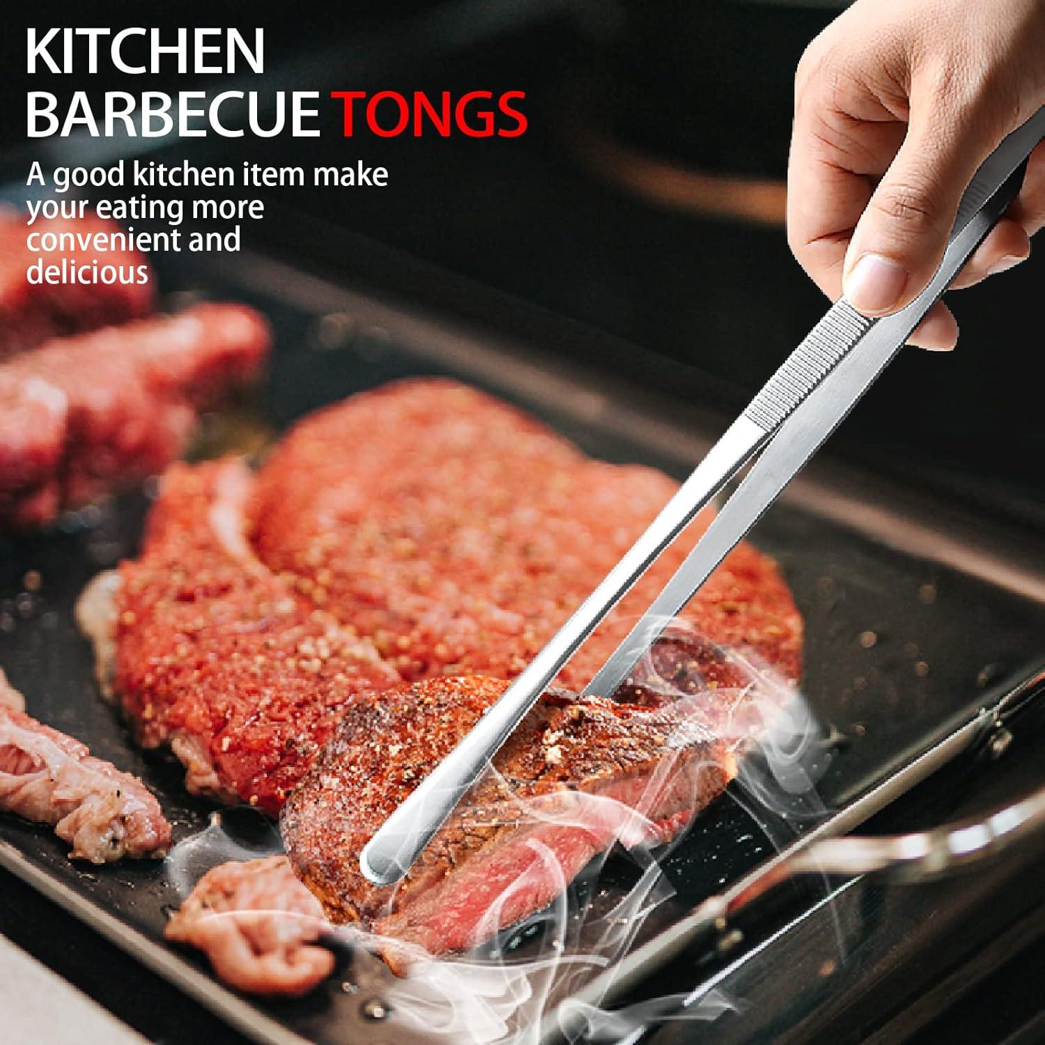 Juego de Pinzas de Cocina 4 Piezas Tangoowal Acero Inoxidable