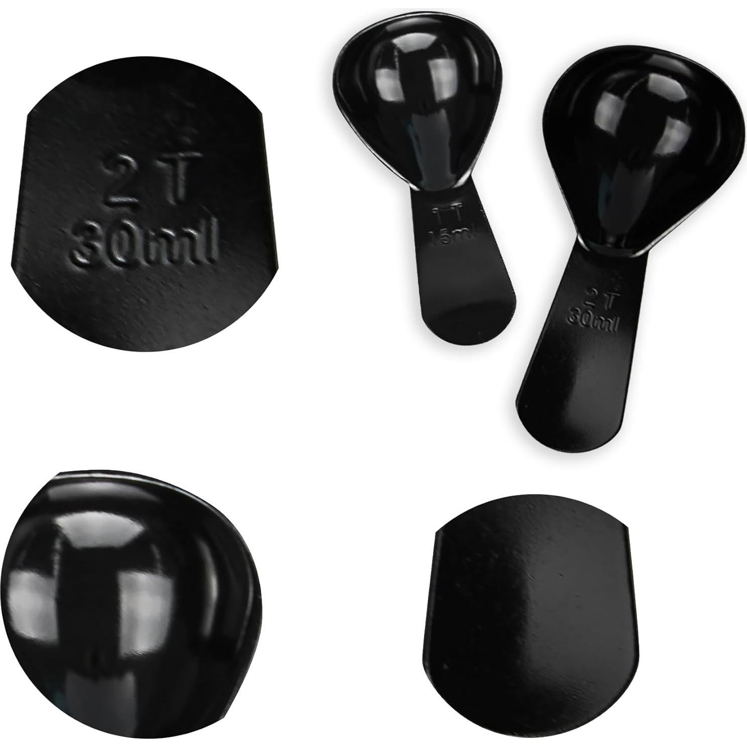 Juego de Cucharas Medidoras Acero Inoxidable LVYKING 15ml 30ml