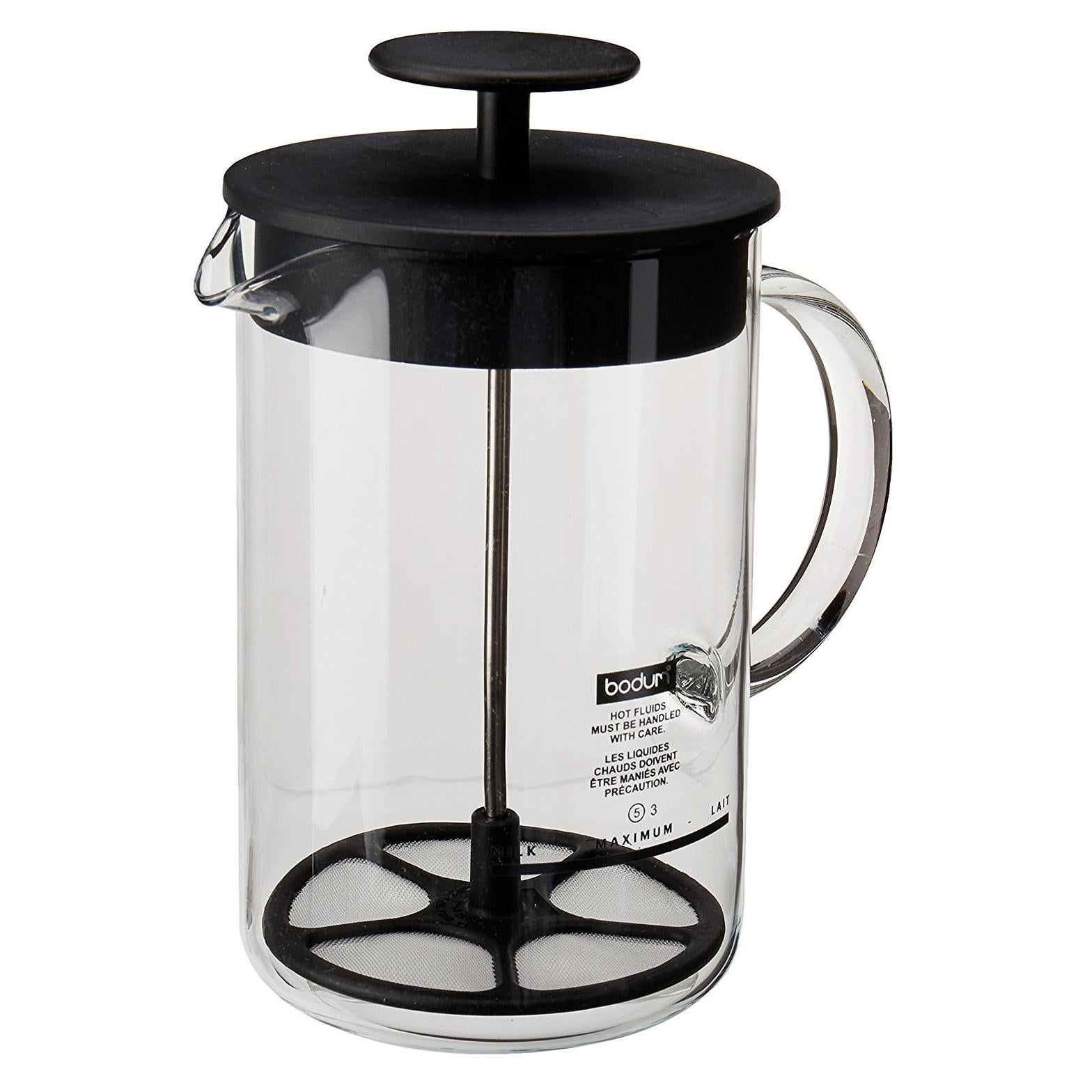 Espumador de Leche Manual Bodum Latteo 0.24L Negro
