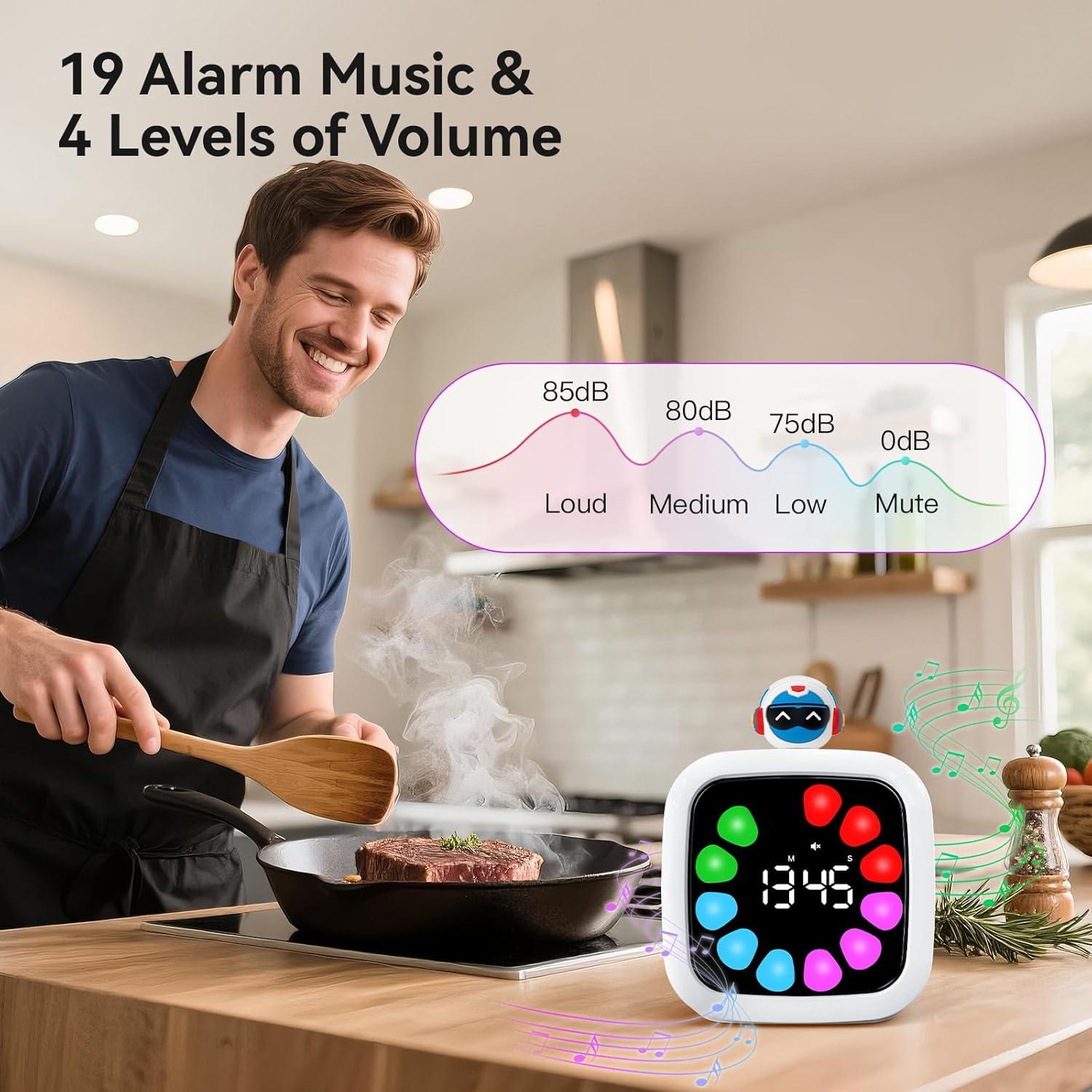 Temporizador Visual Digital Yunbaoit VT11 para Niños 99 Minutos