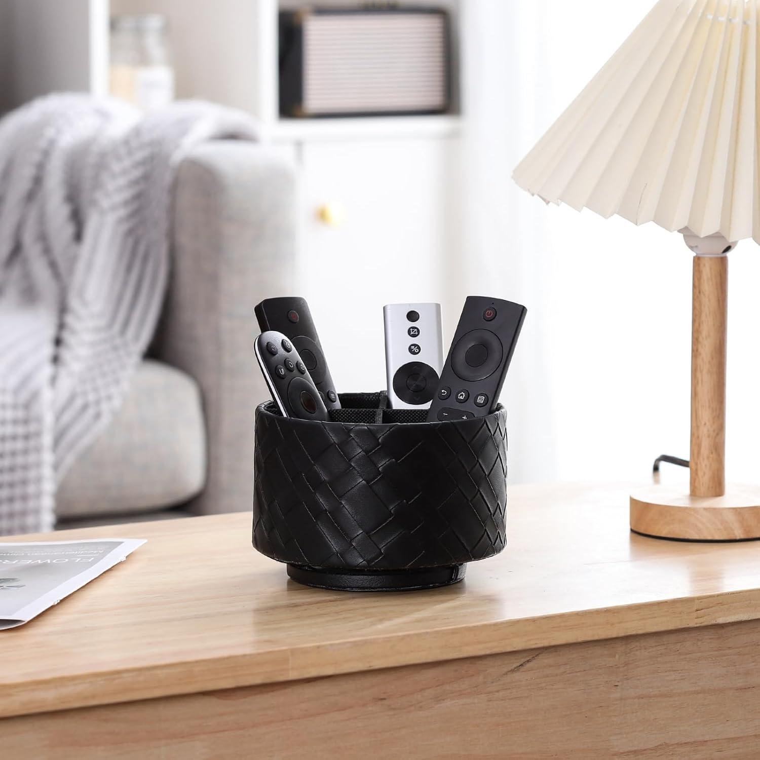 Caddy Organizador de Escritorio LINKWELL Cuero PU 4 Compartimentos