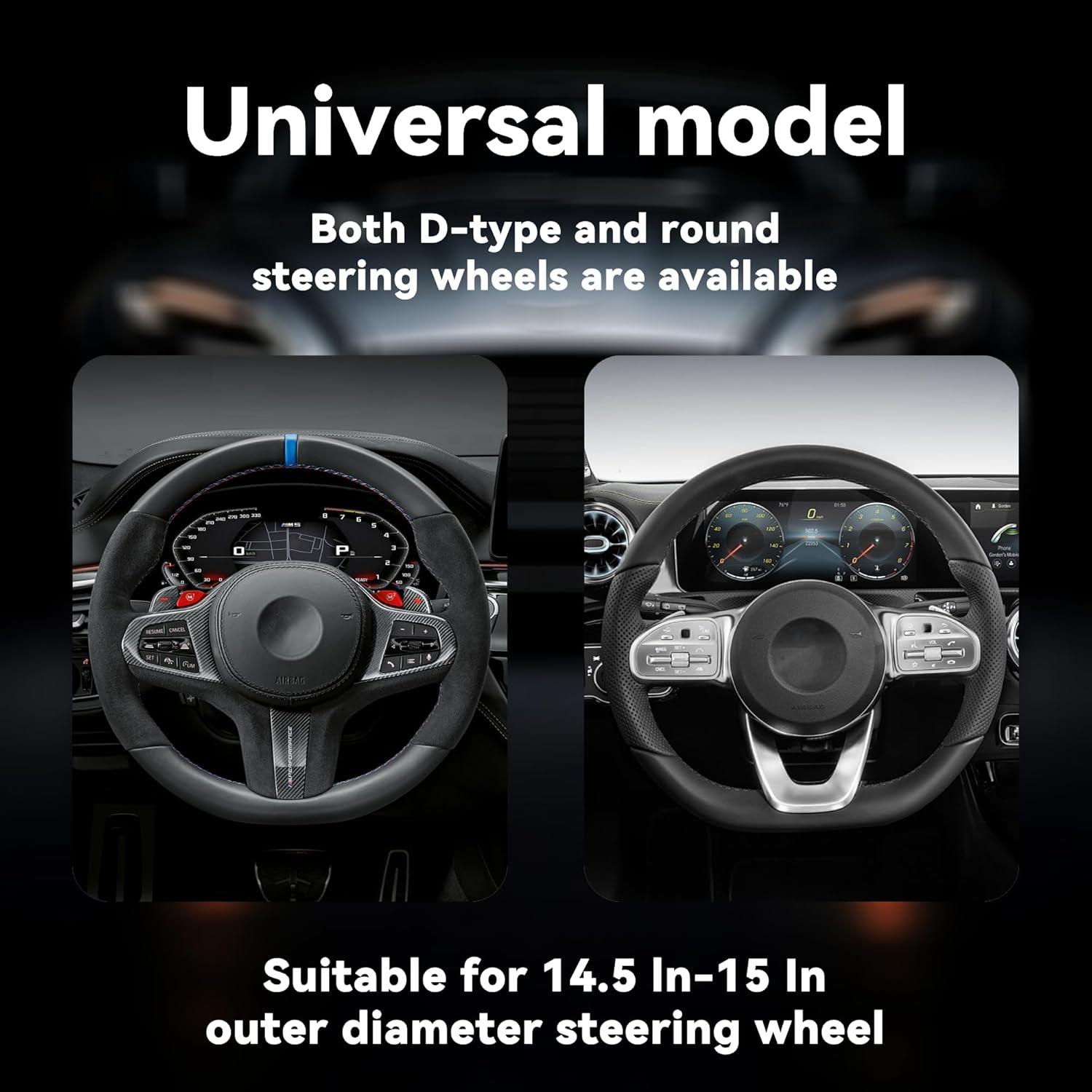 Cubierta de Volante de Coche Couslcd Beige 38 cm Antideslizante