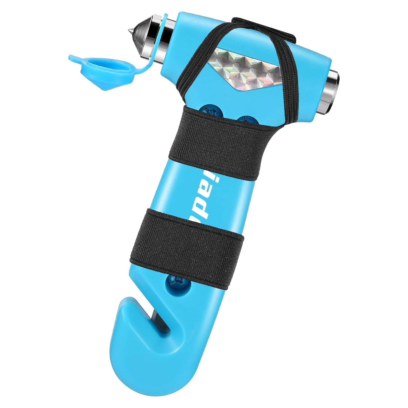 Martillo de Seguridad para Coche Yiader 3 en 1 Azul