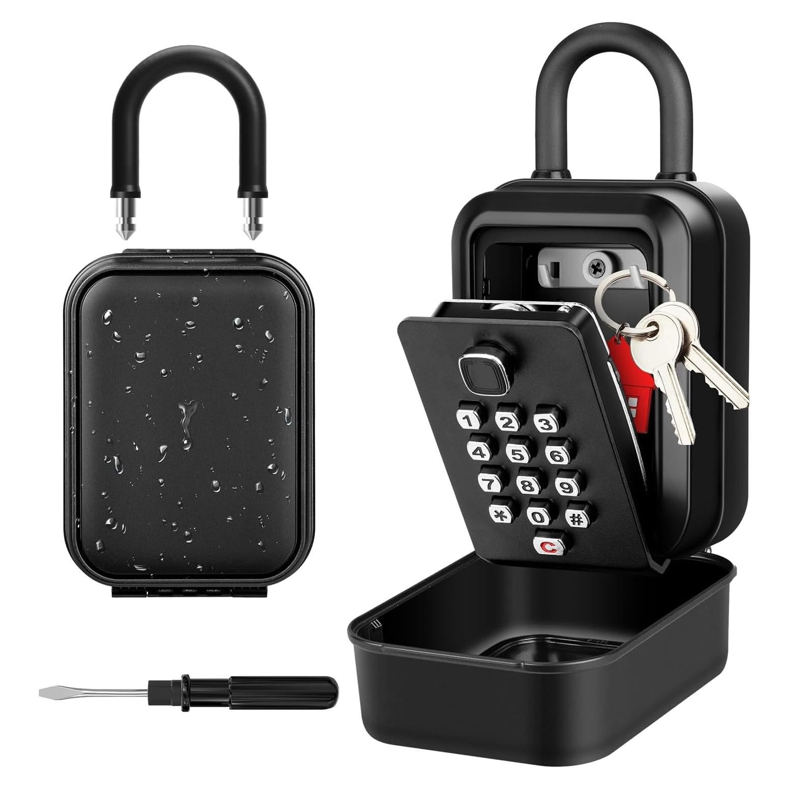 Caja de Llave TEUEN con Combinación 12 Dígitos Resistente al Agua