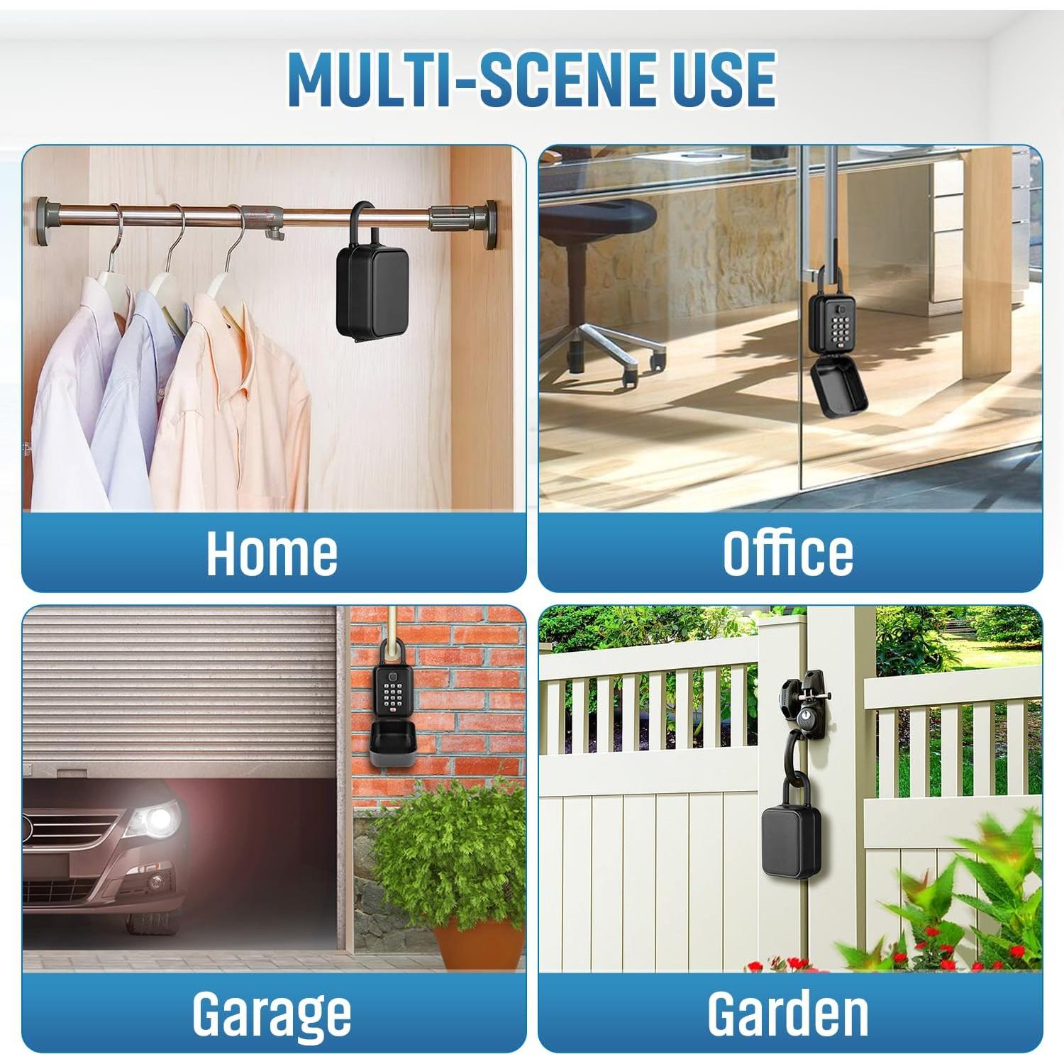 Caja de Llave TEUEN con Combinación 12 Dígitos Resistente al Agua