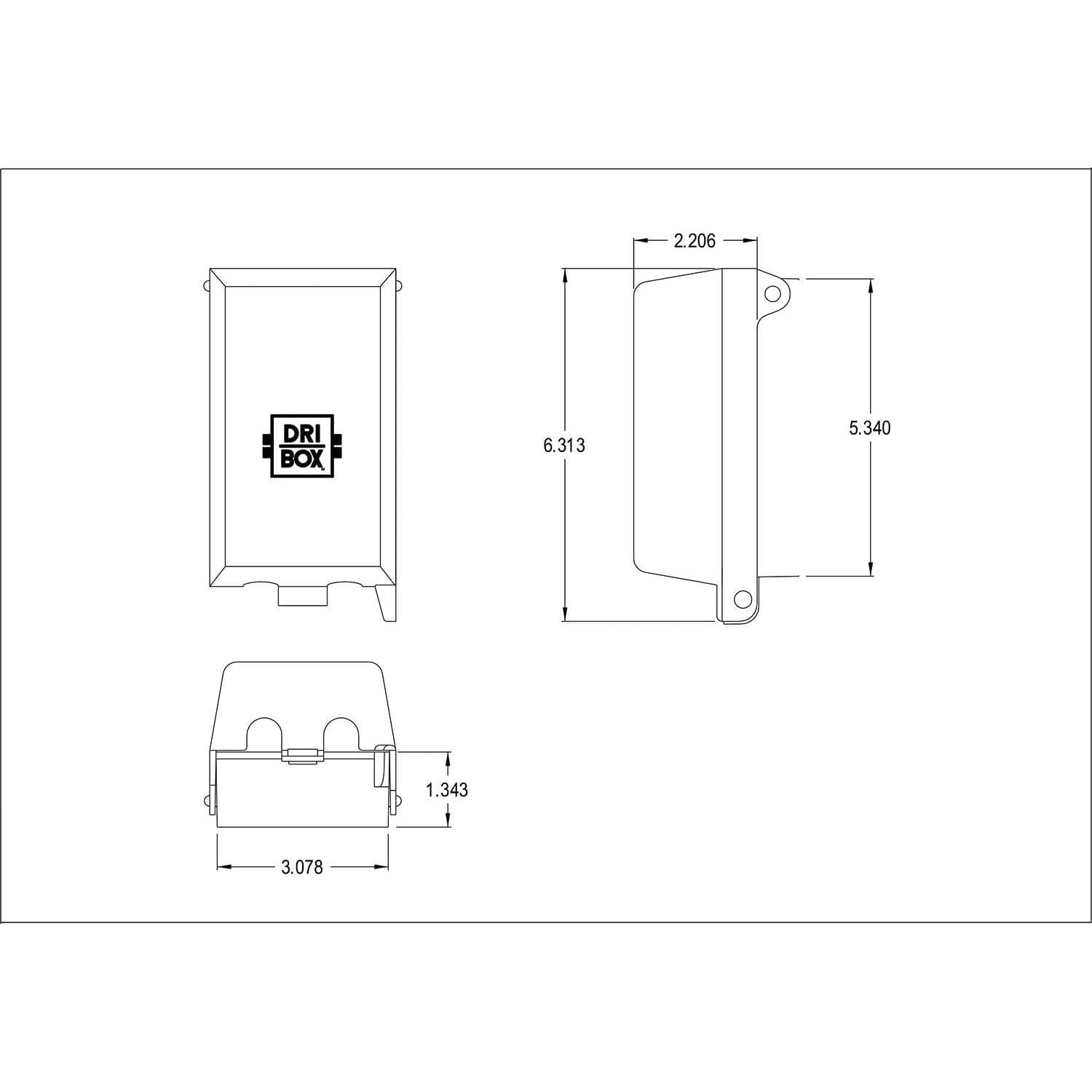 Kit de Cubierta a Prueba de Climas Dri-Box iMBAPrice 3 Unidades