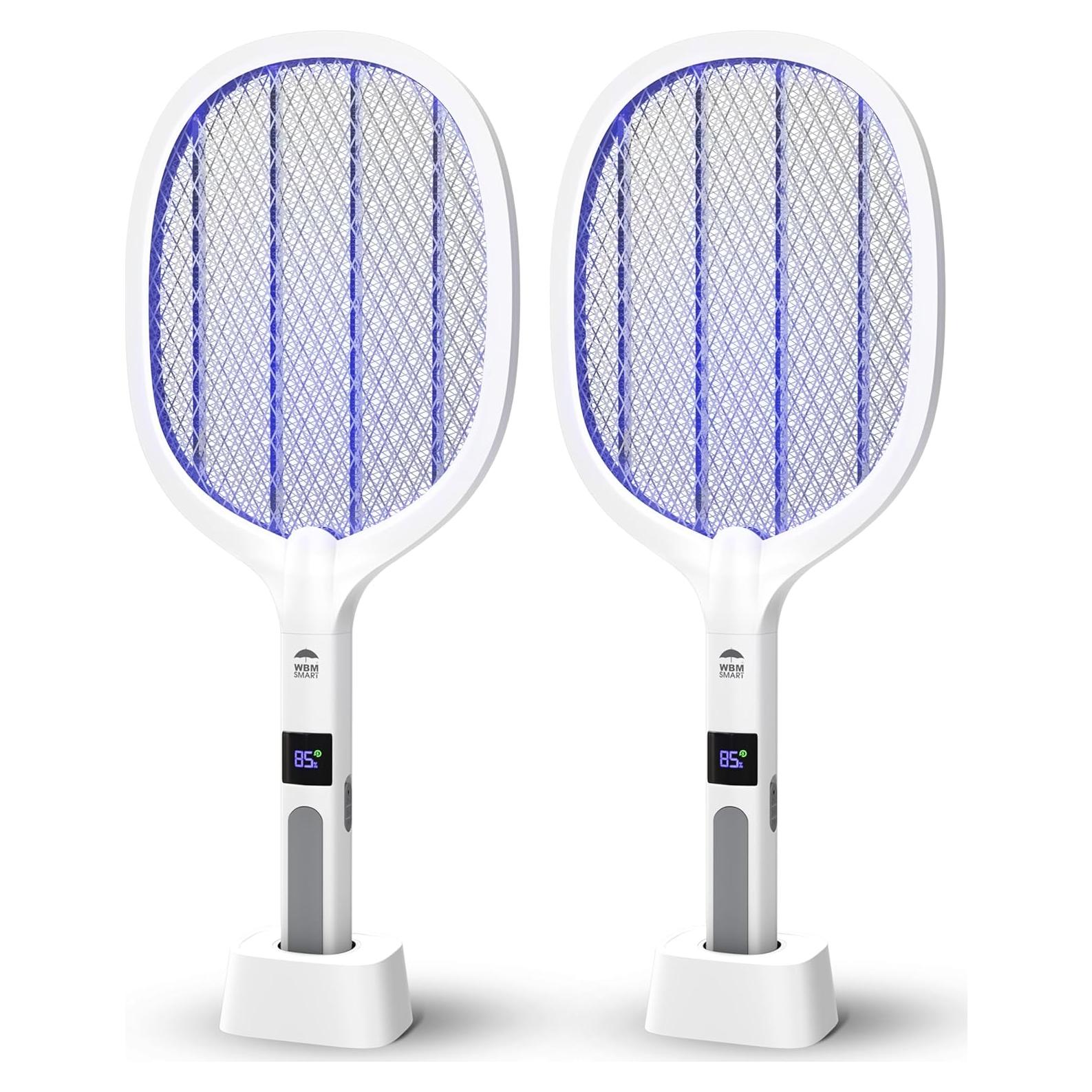 Raqueta Eléctrica para Insectos WBM SMART - Paquete de 2