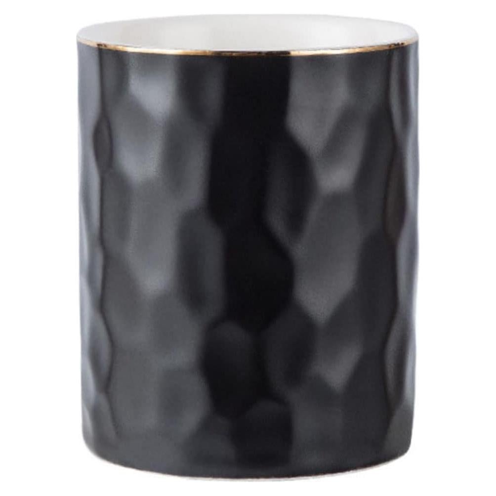 Taza organizadora de cerámica HANKOR negra para escritorio