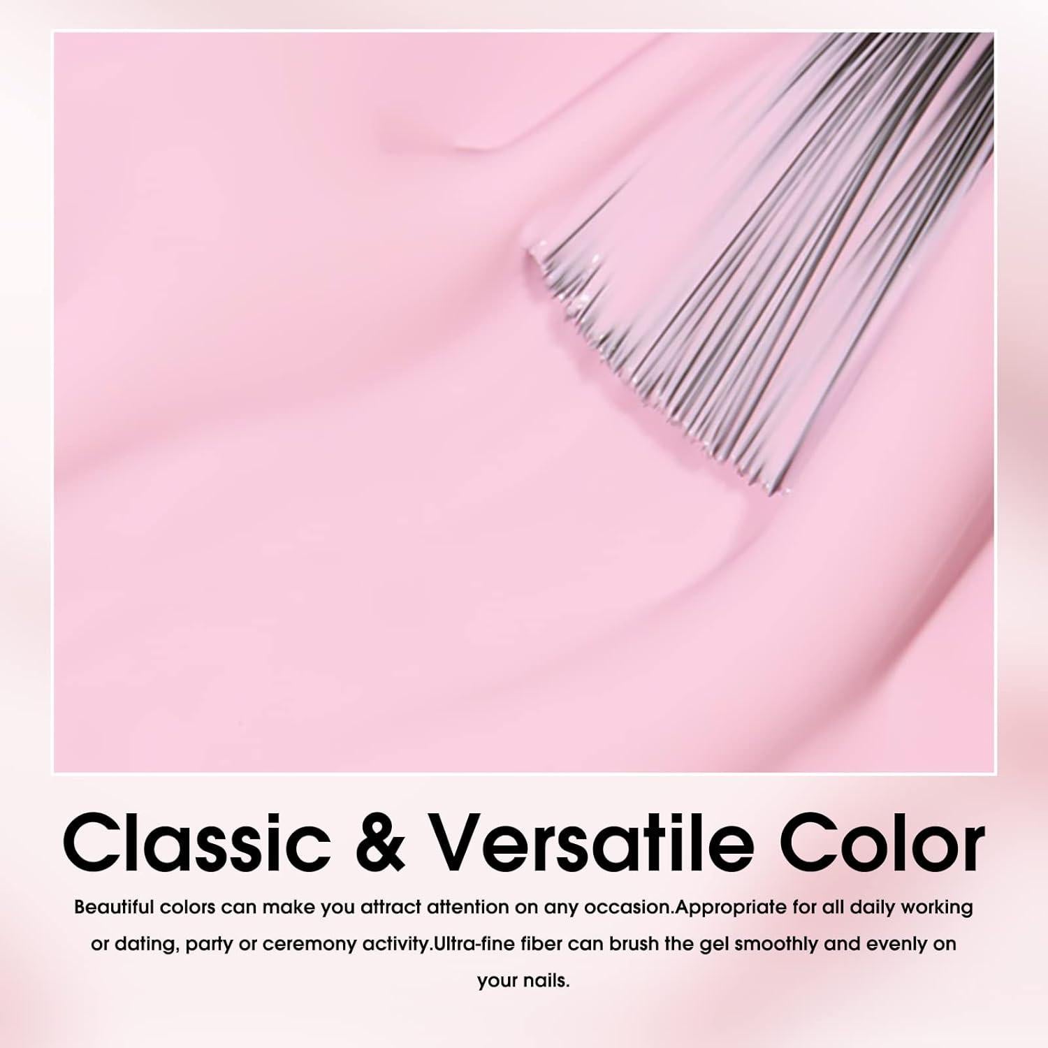 Esmalte de Uñas en Gel VENALISA 12ml Rosa Nude Soak Off