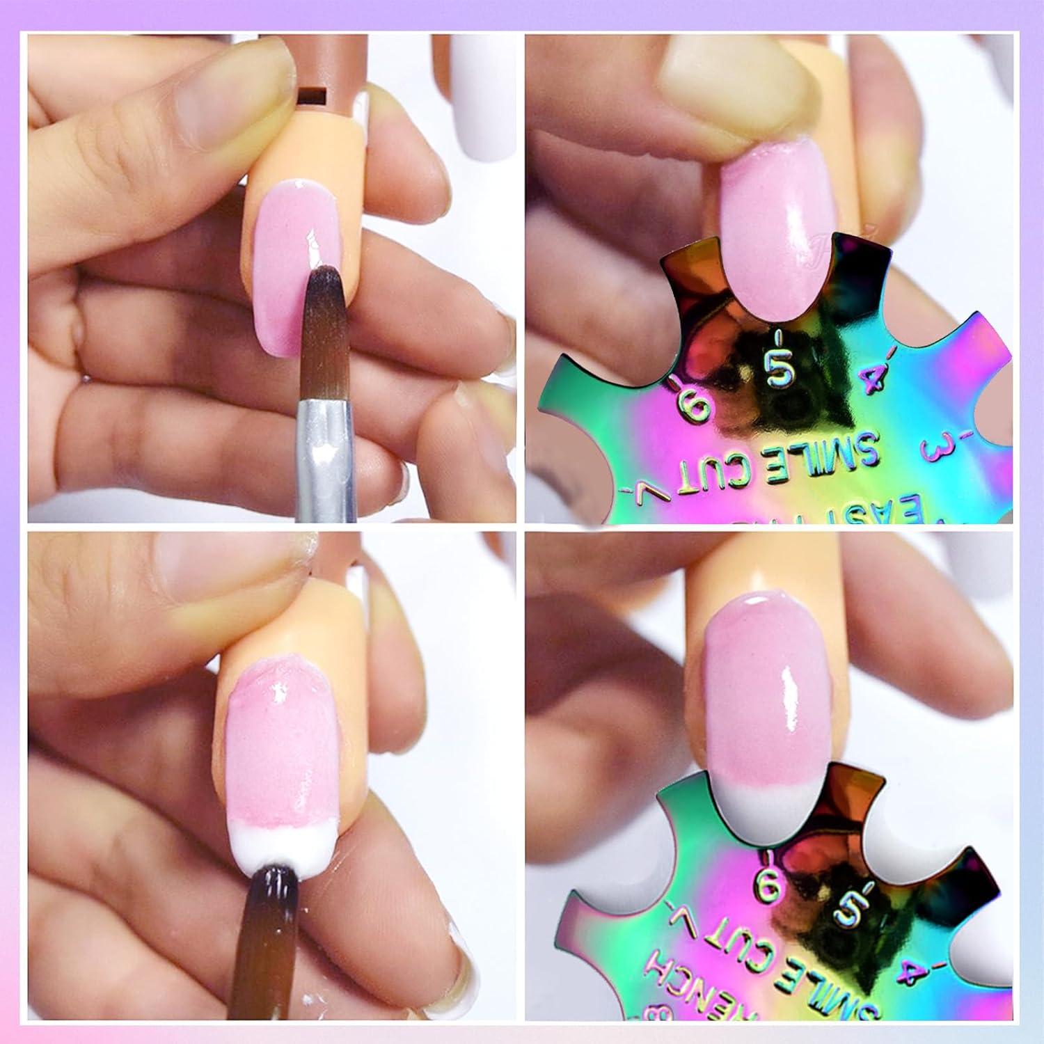 Cortador de Uñas Profesional Honey Joy Arcoíris 1-9 Tamaños