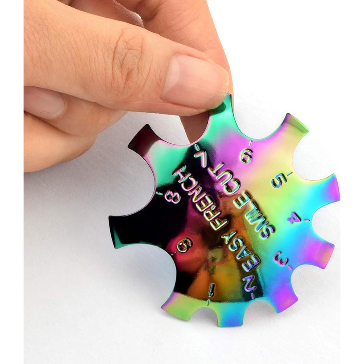 Cortador de Uñas Profesional Honey Joy Arcoíris 1-9 Tamaños