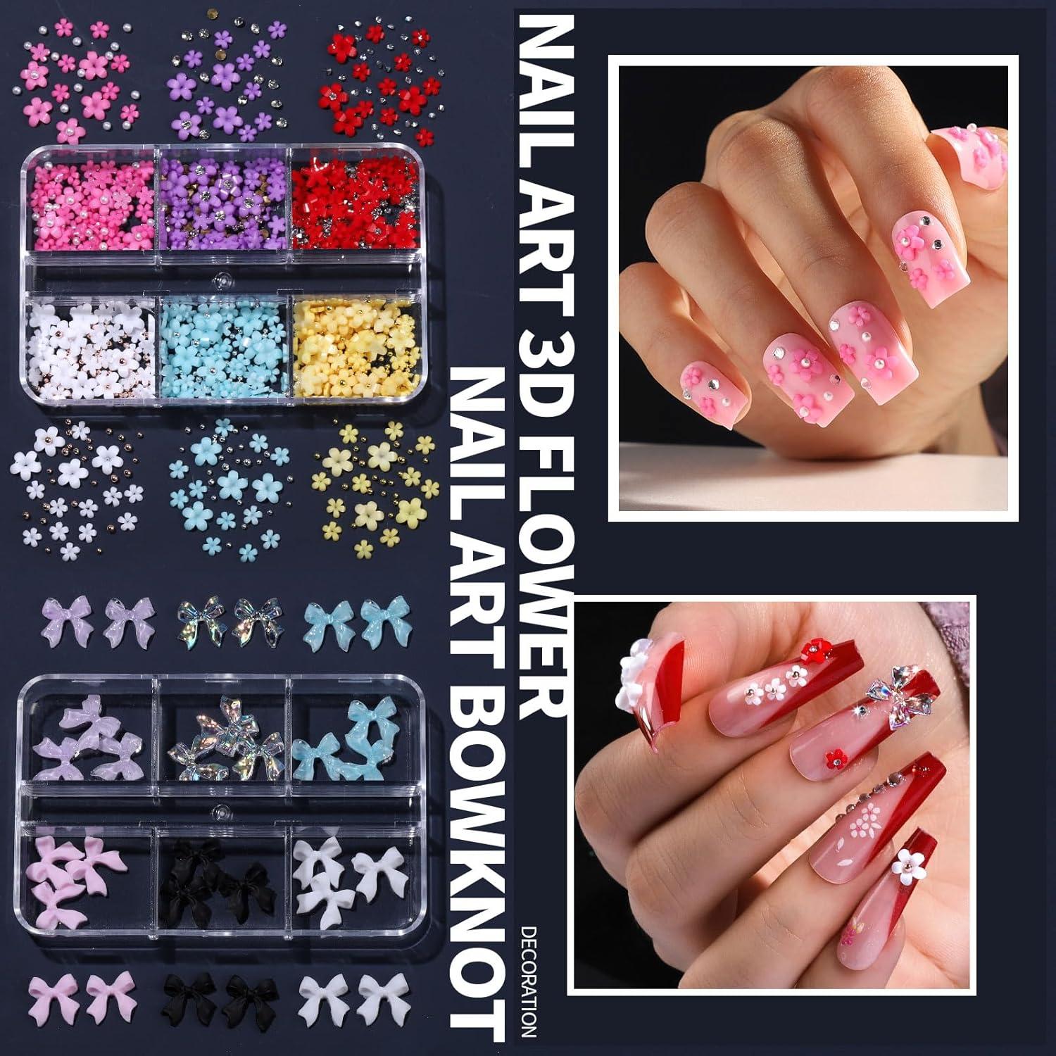 Kit de Arte de Uñas FANDAMEI - 15 Pinceles + Decoraciones