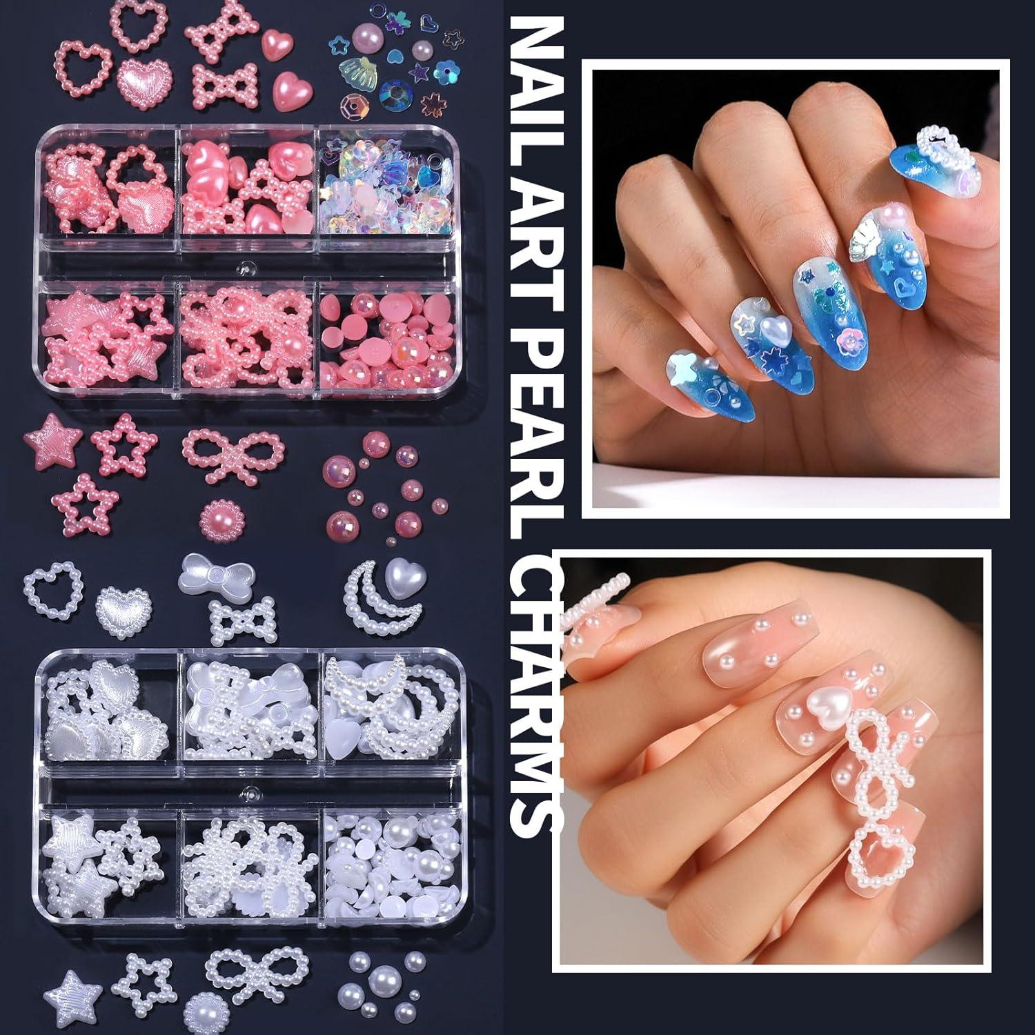 Kit de Arte de Uñas FANDAMEI - 15 Pinceles + Decoraciones