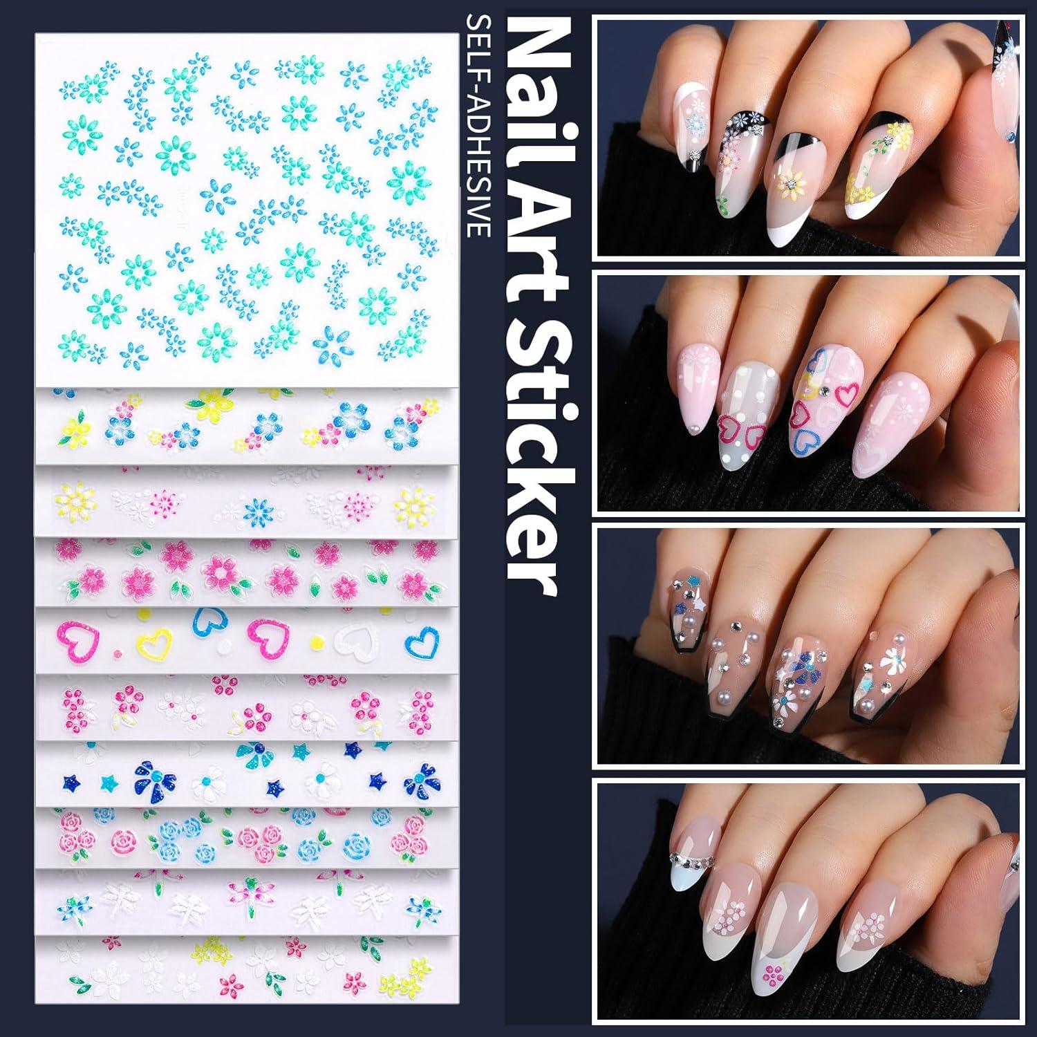 Kit de Arte de Uñas FANDAMEI - 15 Pinceles + Decoraciones