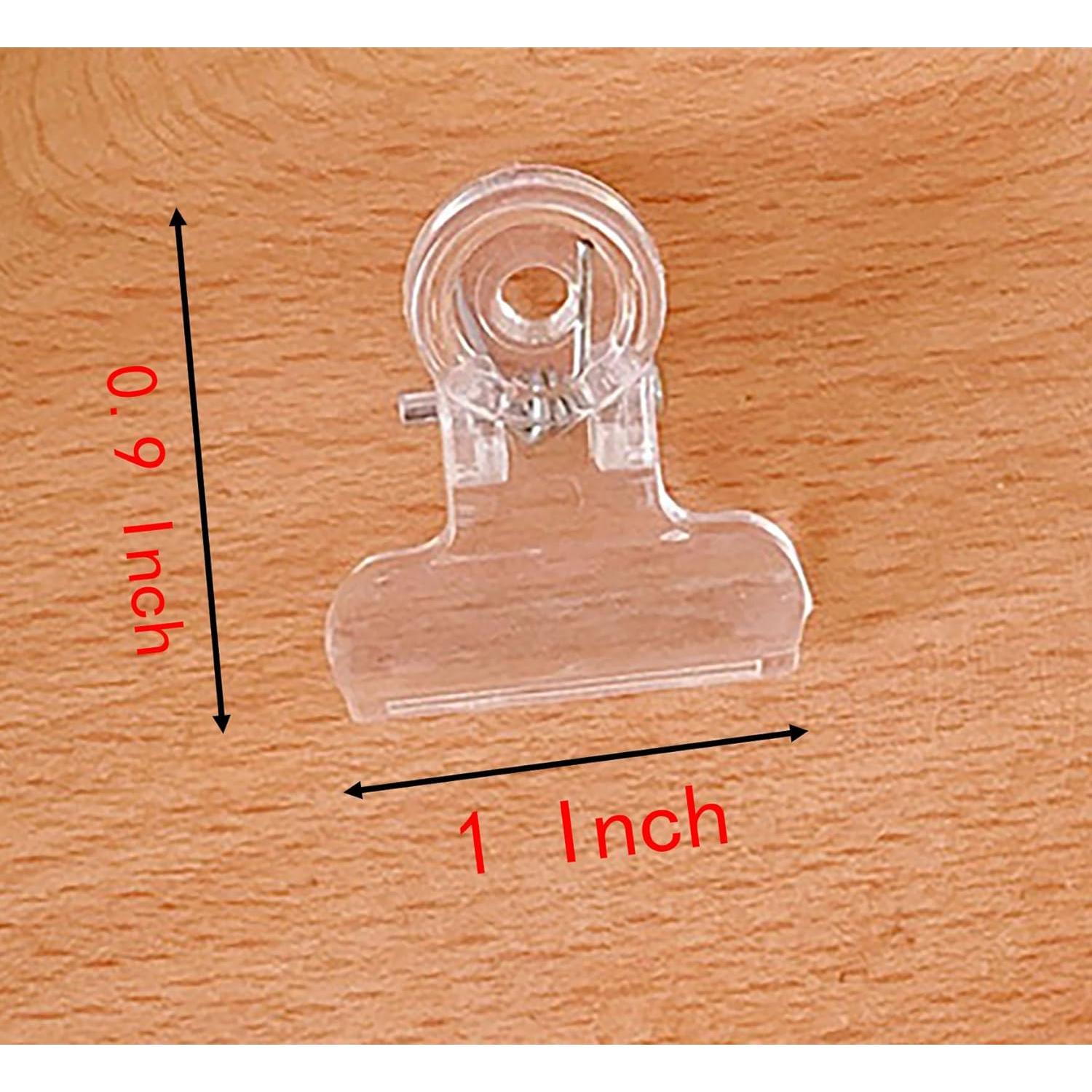 Clips de Papel Acrílicos YIKANGHENG Transparentes 20 Pcs