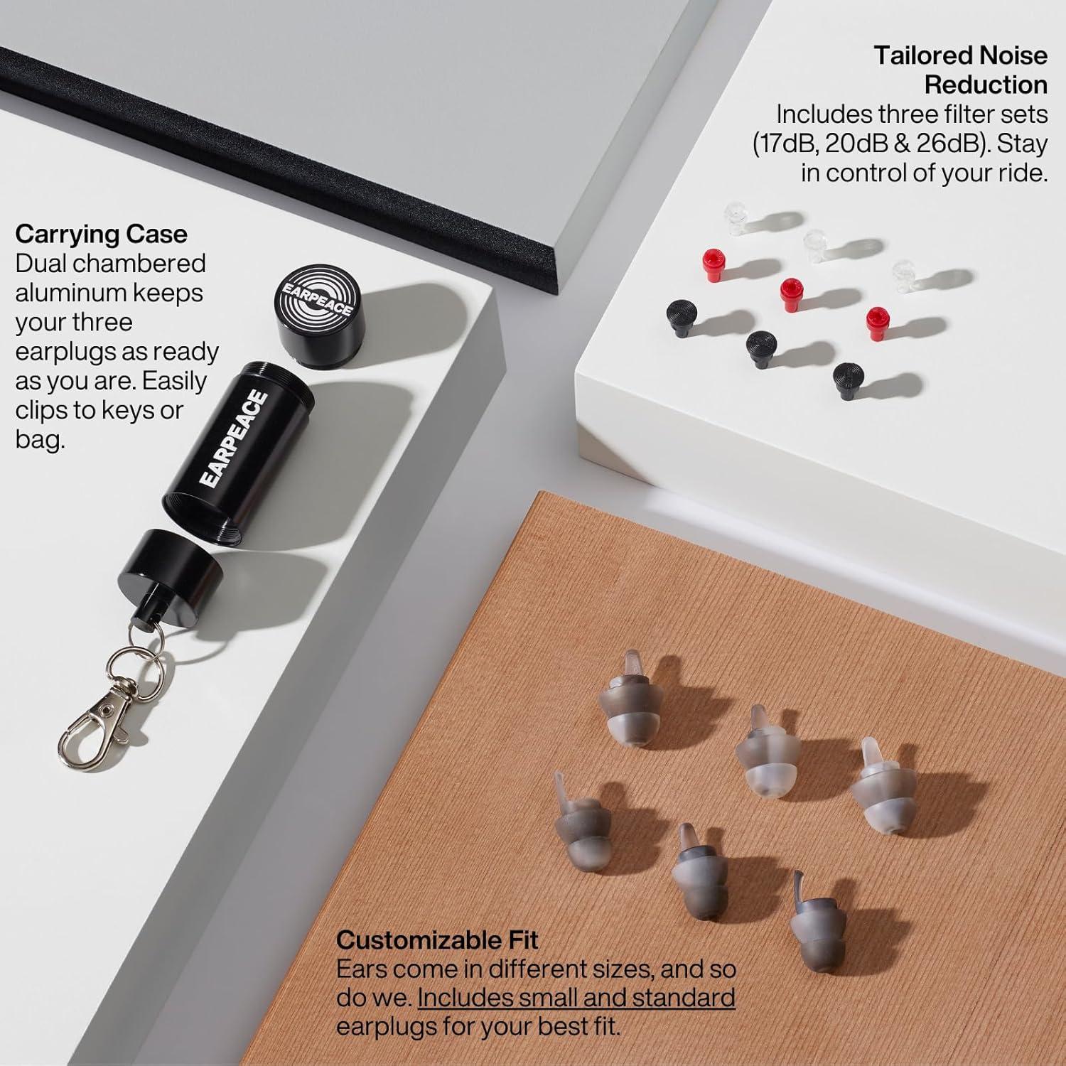 Tapones para oídos EARPEACE Moto Original - Reducción 26dB