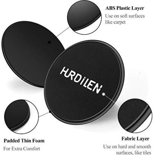 Deslizadores de Núcleo Hurdilen - Discos de Ejercicio Doble Cara