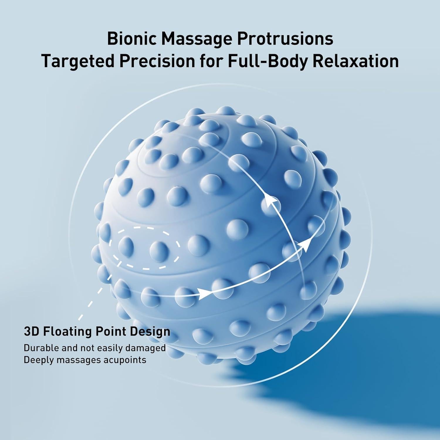 Bolas de Masaje Espinosas HSOOVZN 4 Pcs 4.83 cm Alivio Dolor