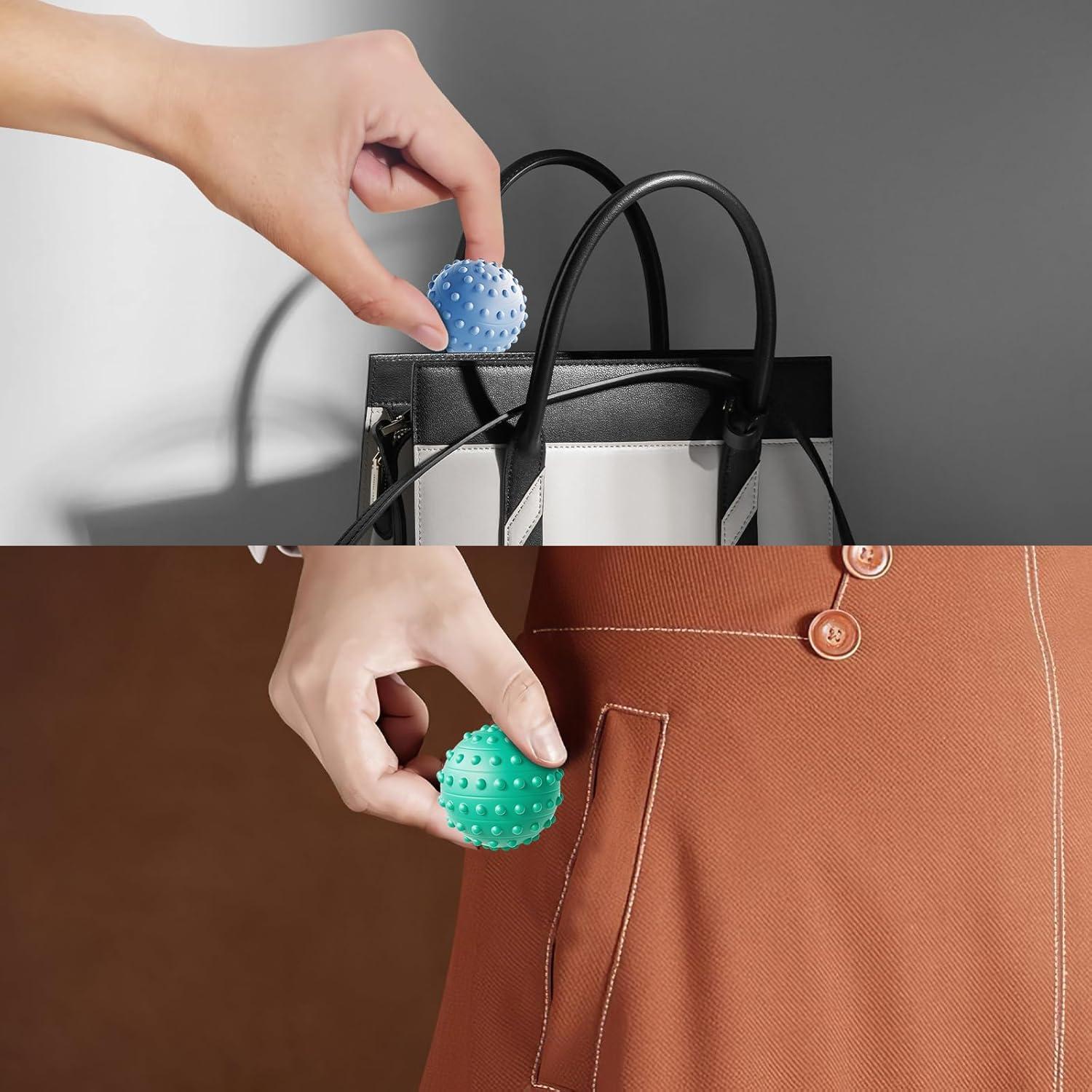 Bolas de Masaje Espinosas HSOOVZN 4 Pcs 4.83 cm Alivio Dolor