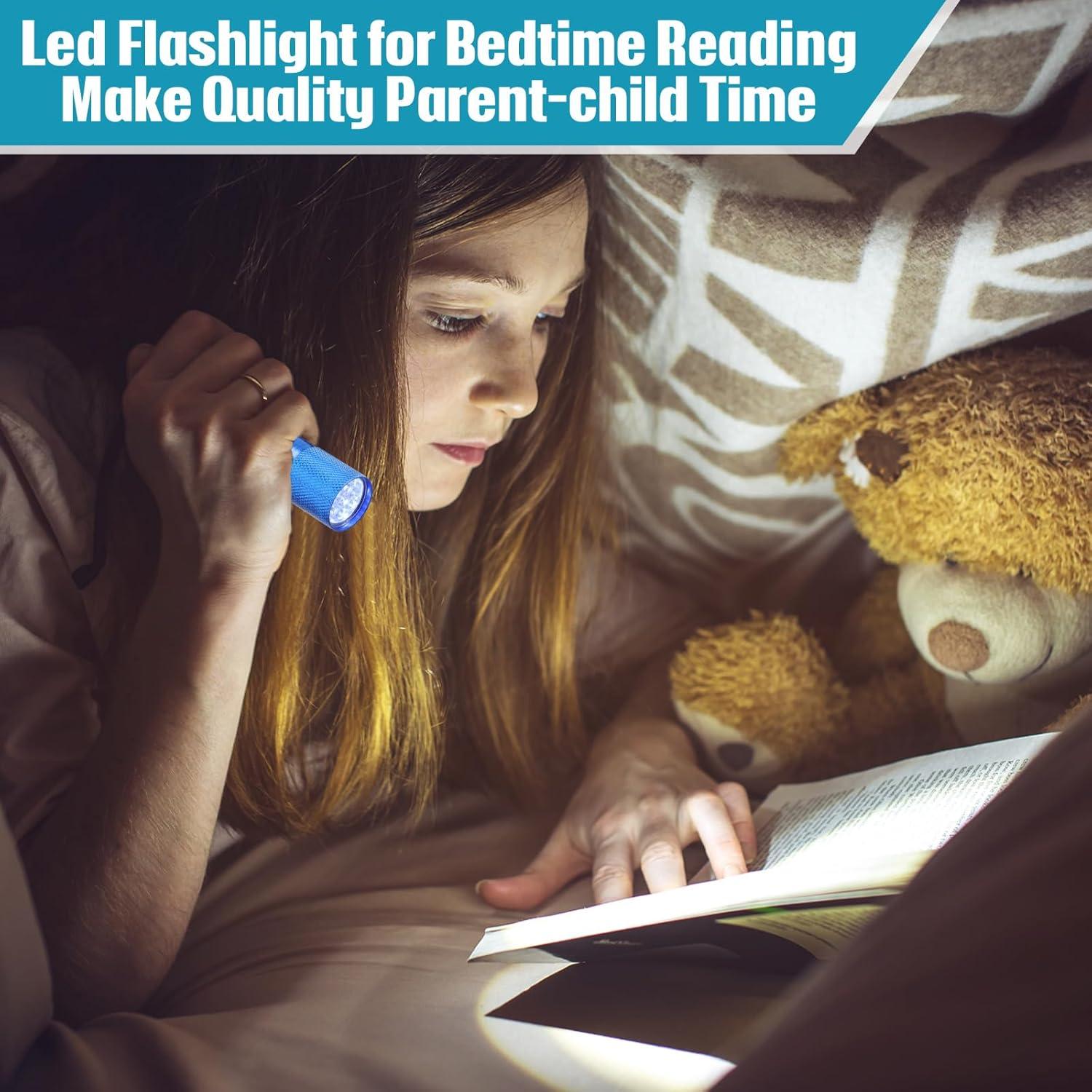 20 Linternas LED Mini VIHOSE Aluminio Portátiles Brillantes