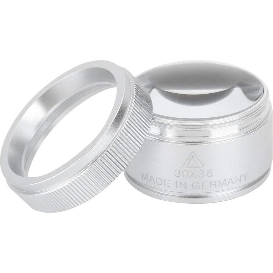 Lupa de Aumento 30X Cosiki Plata para Joyería y Antigüedades